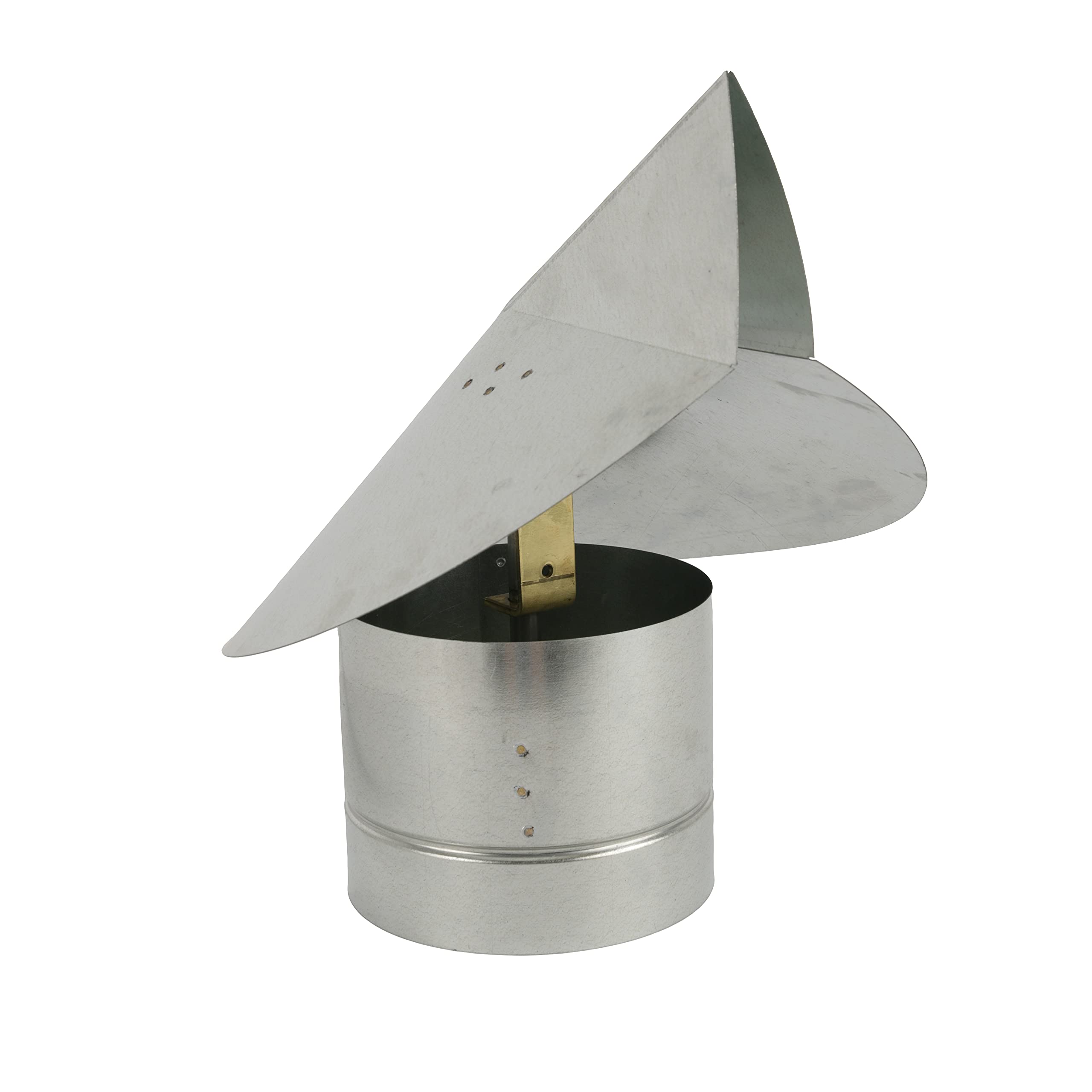 Famco Wind Directional Chimney Cap (Galvanized Steel, 6 Inch)