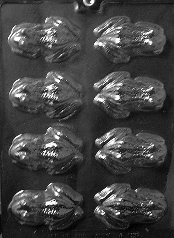 Grandmama'S Goodies A126Gg 3-Pack Frog Chocolate Candy Mold With Exclusive Molding Instructions