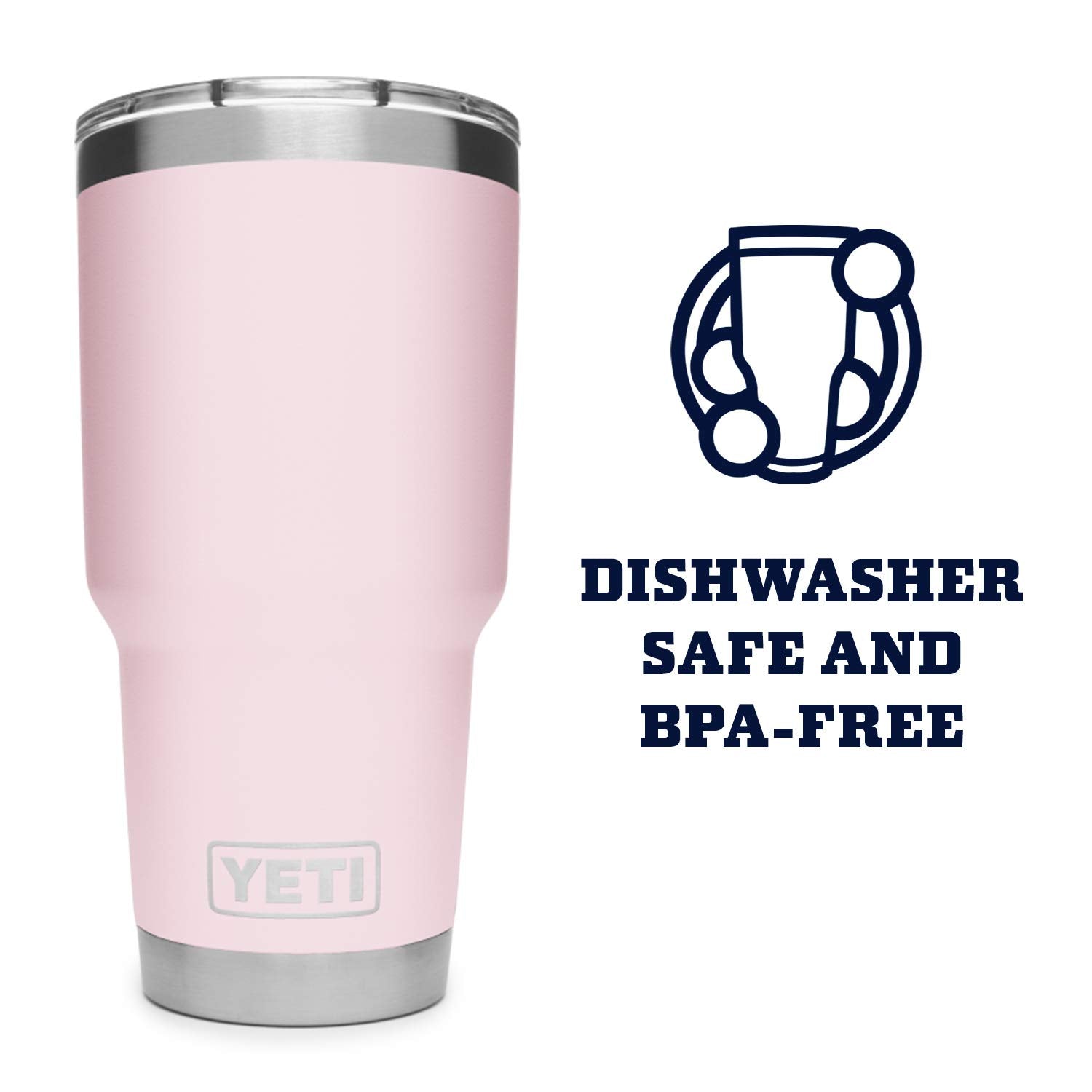 Yeti Ice Pink Rambler Tumbler, 1 Ea