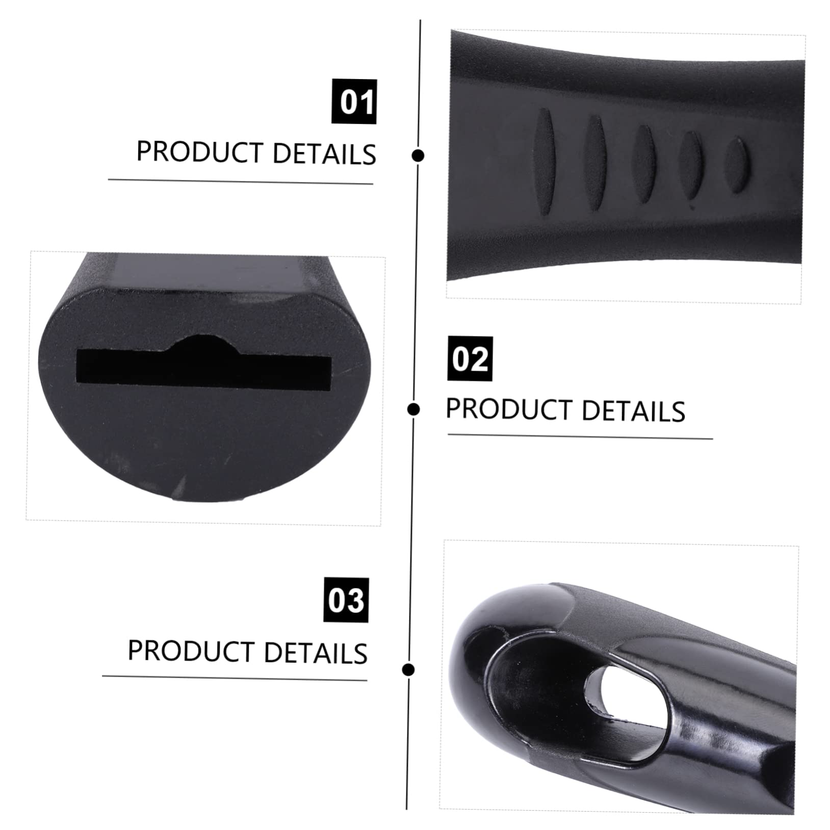 Universal Pot Handle 2Pcs Pot Handle Saucepan Handles Cooking Utensils Pot Grip Replacement Stainless Steel Bakelite Pan Grip Re