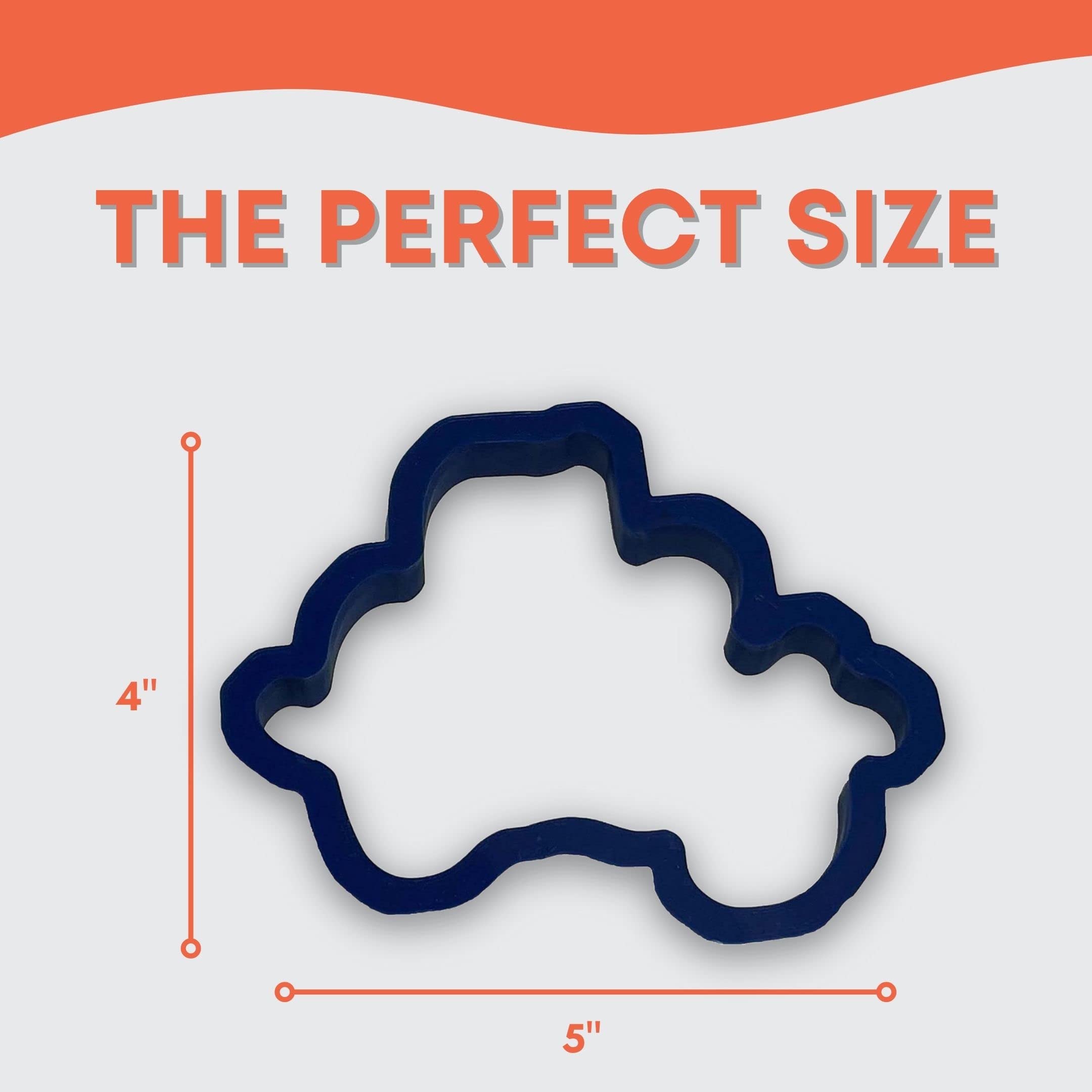 Oh Baby Word Outline Cookie Cutter With Easy To Push Design (5 Inch)