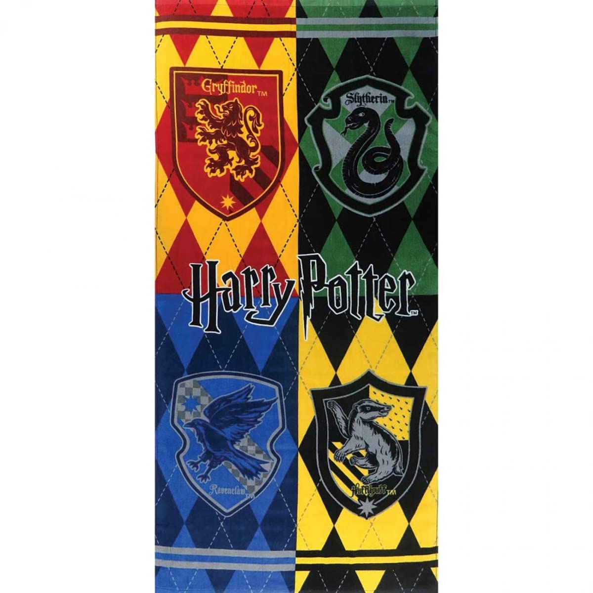 Harry Potter Houses 28X58 Beach Towel