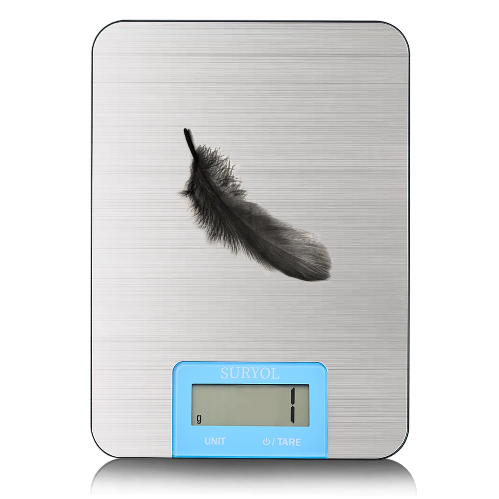 Suryol Food Kitchen Scale (Shiny Blue)