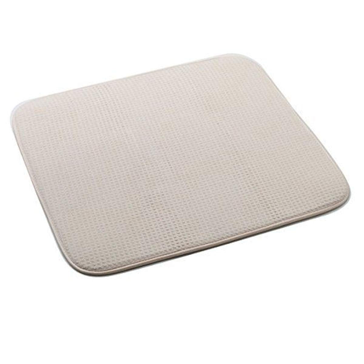 Norpro 16 X 18 Durable Microfiber Dish Drying Mat Cream Machine Washable 359G