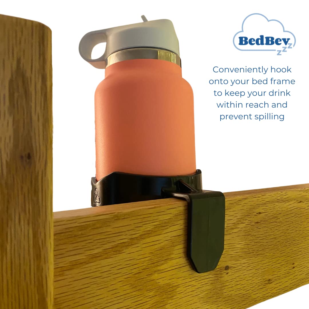 Bedbev Cup Holder, Drink Holder, Bottle Holder Attachment For Beds, Bunk Bed Accessories, Lofted Beds And Cribs