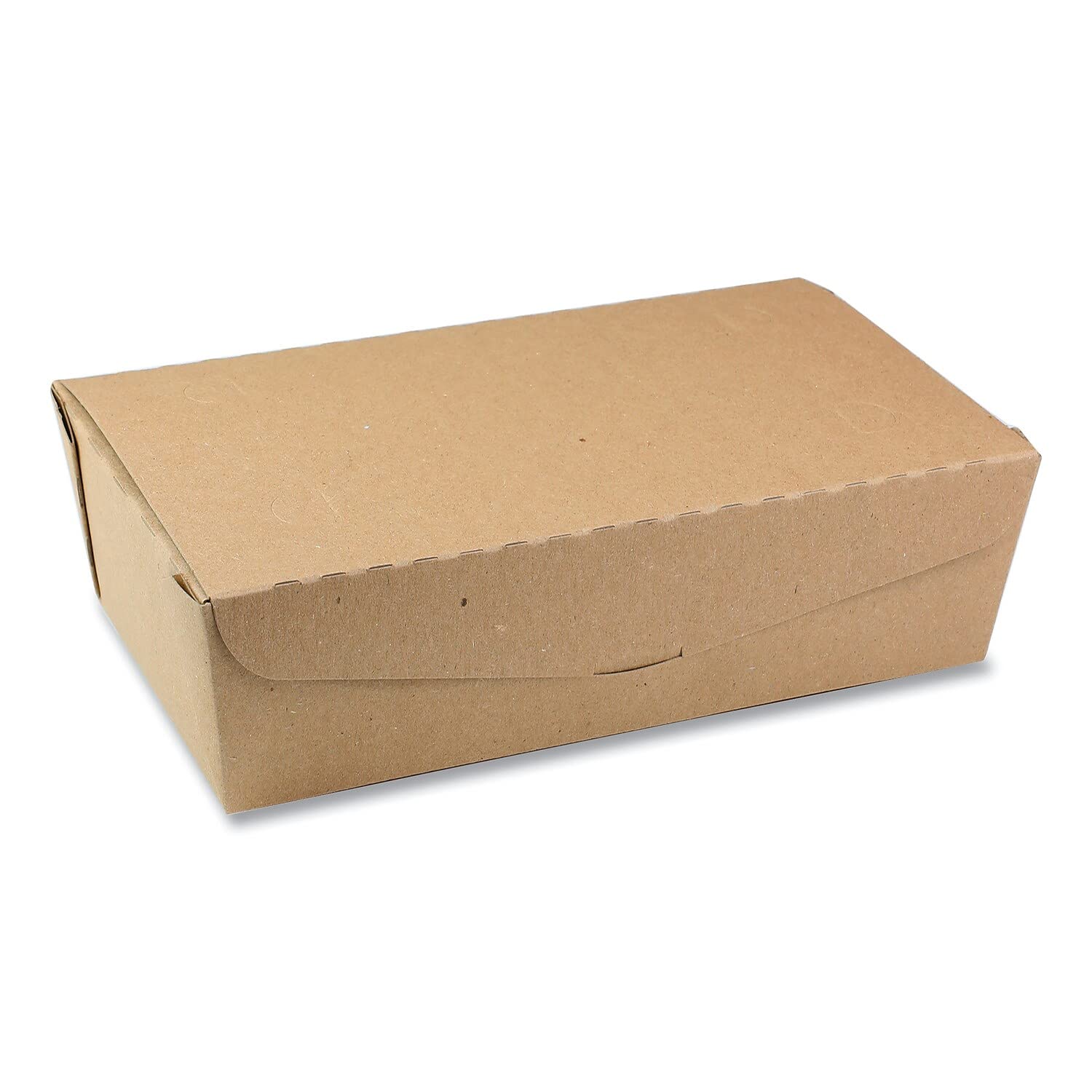Pactiv Evergreen Earthchoice Onebox Paper Box, 77 Oz., 9 X 4.85 X 2.7, Kraft., 162/Carton (Nob04Skec)
