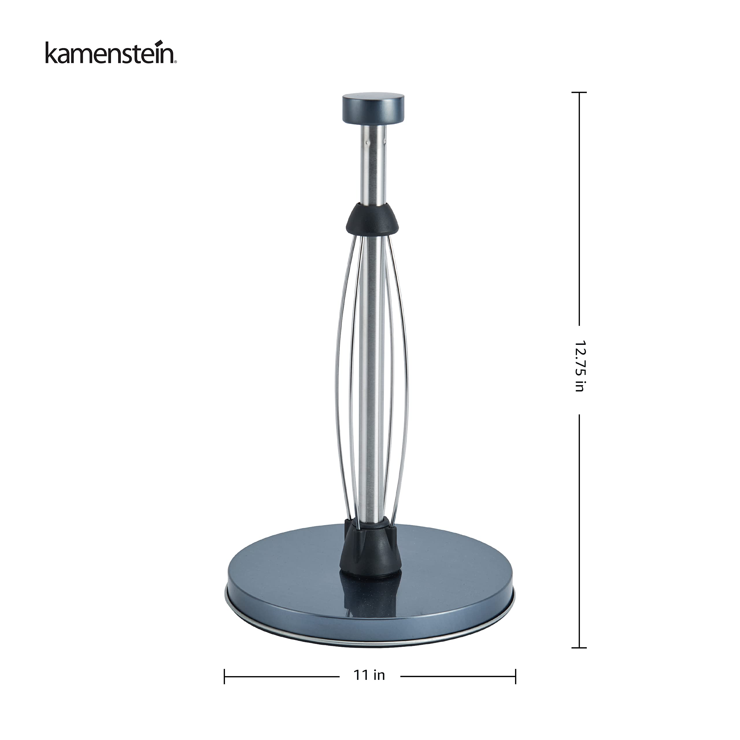 Kamenstein Perfect Tear Paper Towel Holder, 13-Inch, Gunmetal