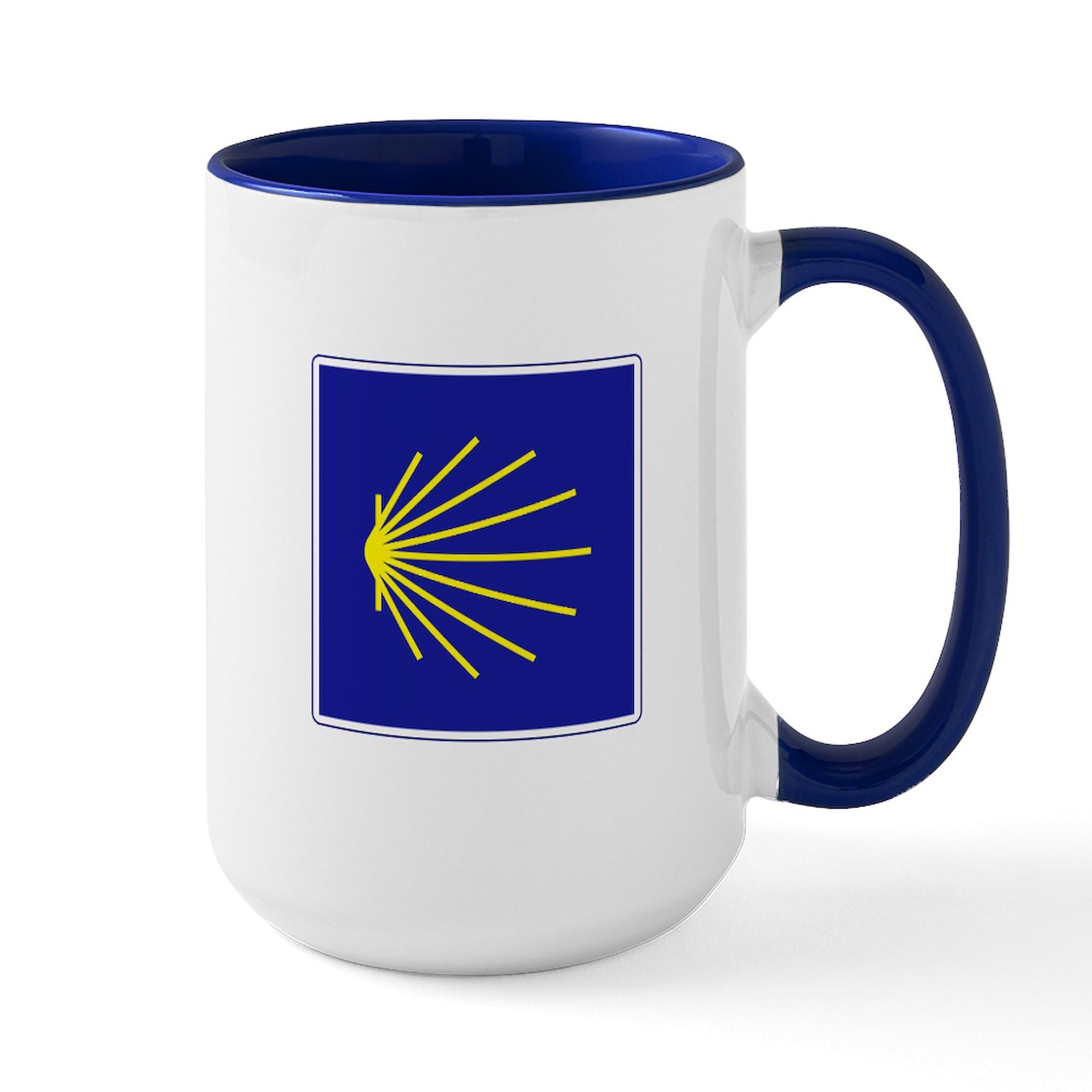 CafePress Camino De Santiago, Spain Large Mug 15 oz (444 ml) Ceramic Coffee Mug