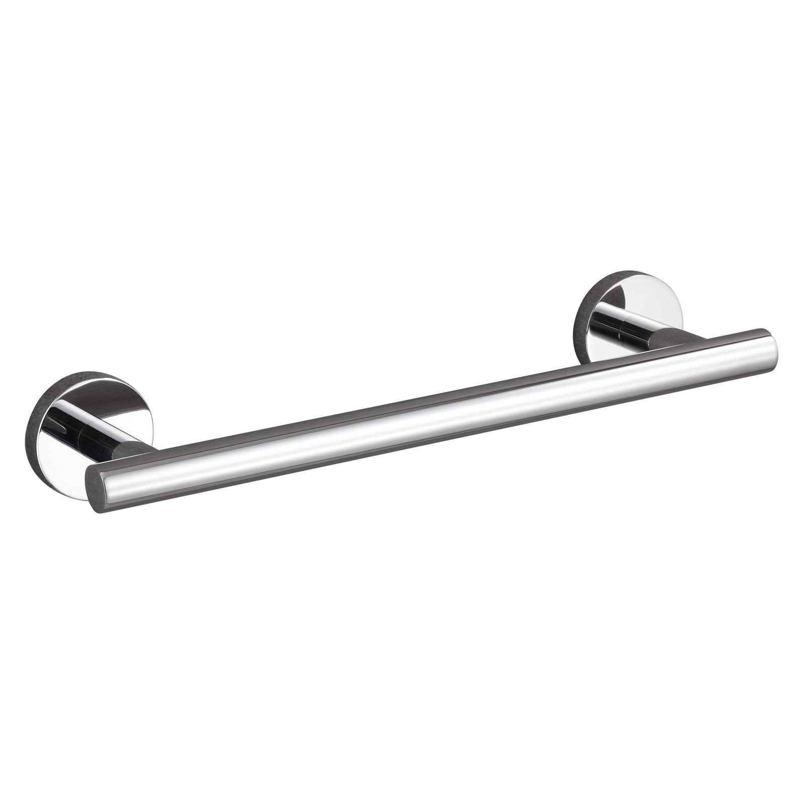 Ushower Polished Chrome Towel Bar, 9-Inch Towel Racks For Bathroom Wall-Mounted, Sus304 Stainless Steel Towel Rod Modern Home De