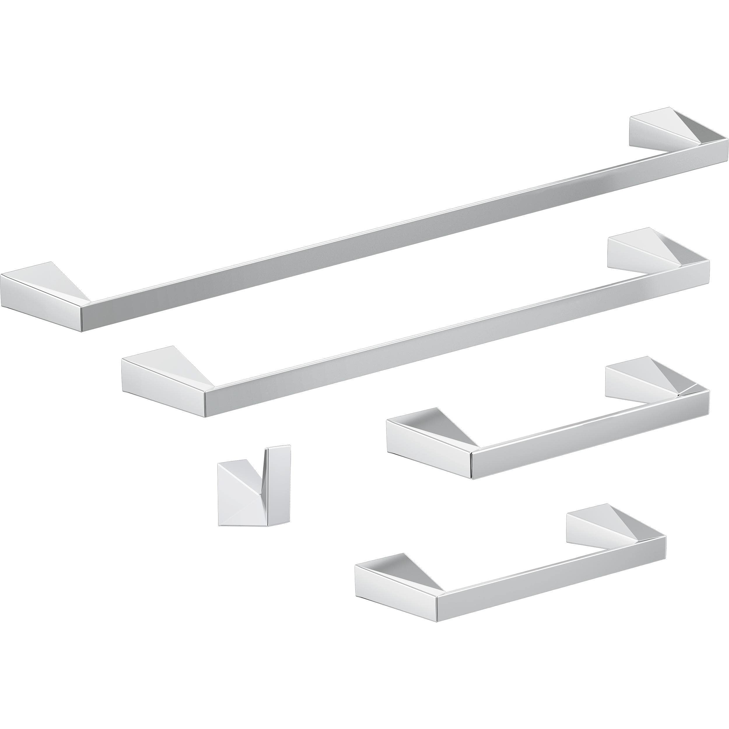 Delta 74318 Trillian 18 In. Wall Mount Towel Bar Bath Hardware Accessory In Polished Chrome