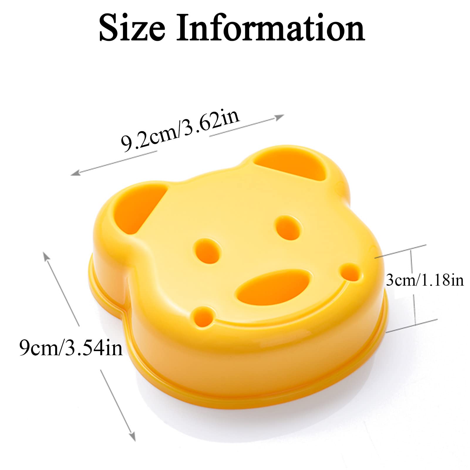 Sandwich Cutter, 5 Pcs Sandwich Cutter And Sealer For Kids, Mini Cartoon Bear Squirrel Dolphin Sea Dog Bread Cutter Sandwich Cut