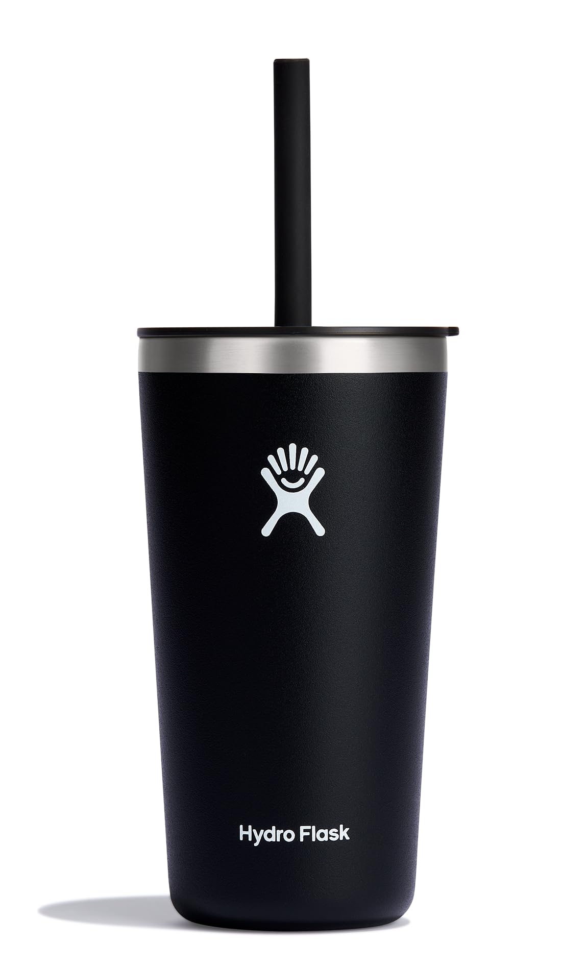 Hydro Flask 20 Oz All Around Tumbler Straw Lid Black