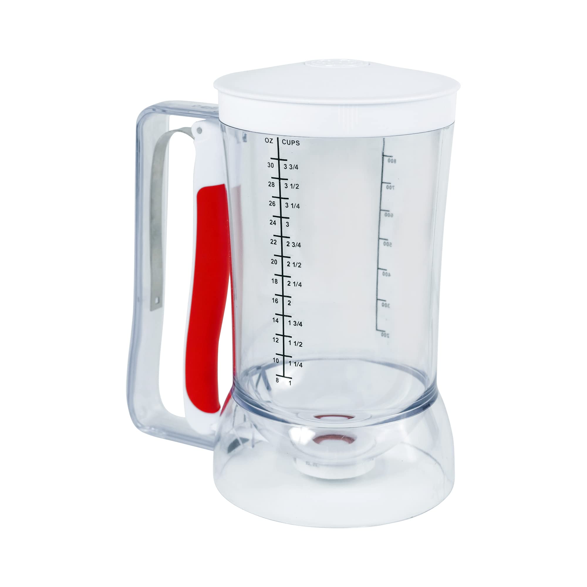 Dalup Enterprises Kid Friendly Mess Free Pancake Cupcake Batter Dispenser Squeeze Handle For Precise Portion Control, Great For