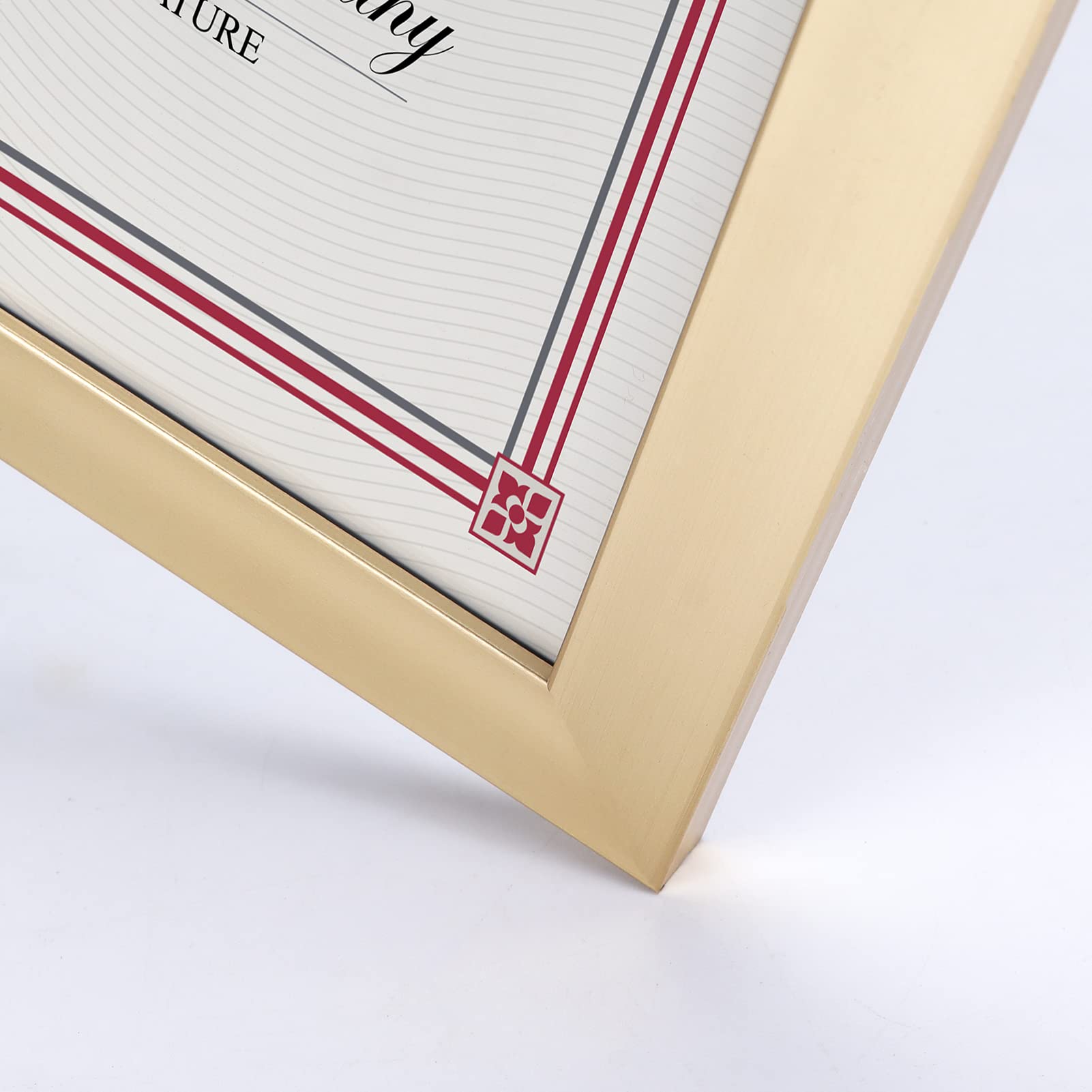 Giftgarden 8.5x11 Picture Frame Gold Set of 12, Multi Modern 8.5 x 11 Frames Bulk for Award Certificate Document Diploma, Wall o