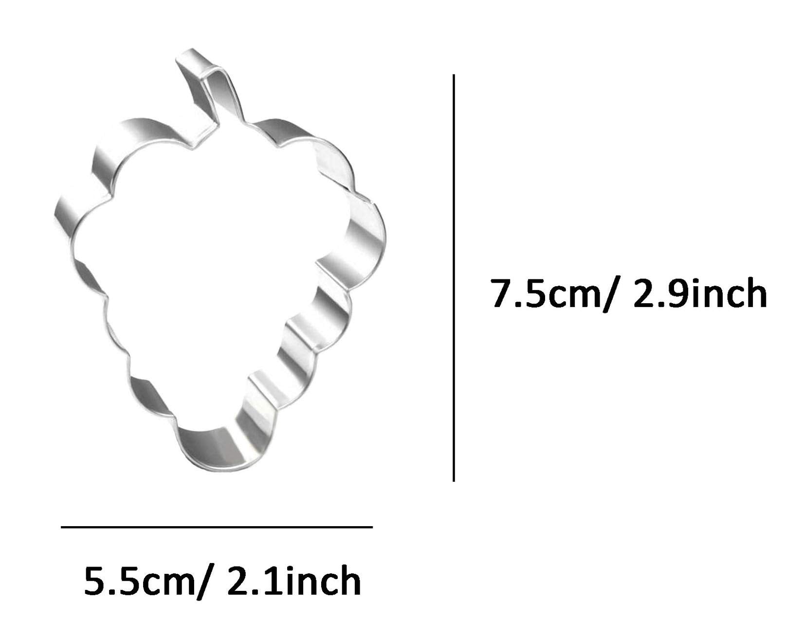 Wjsyshop Grape Cookie Cutter