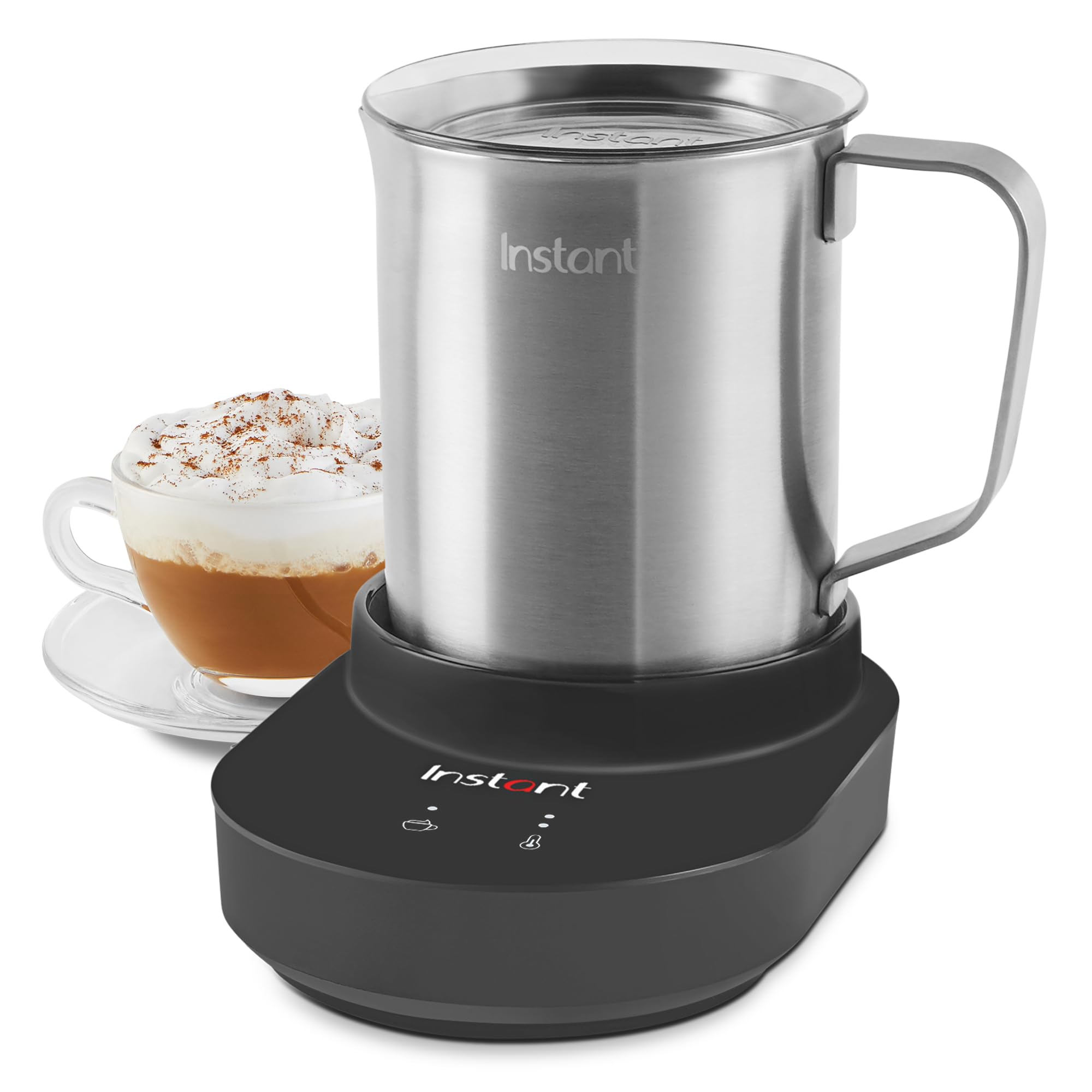 Instant Pot Instant Magic Froth 9in1 Electric Milk Steamer and Frother,17oz Stainless Steel Pitcher,Hot and Cold Foam Maker an