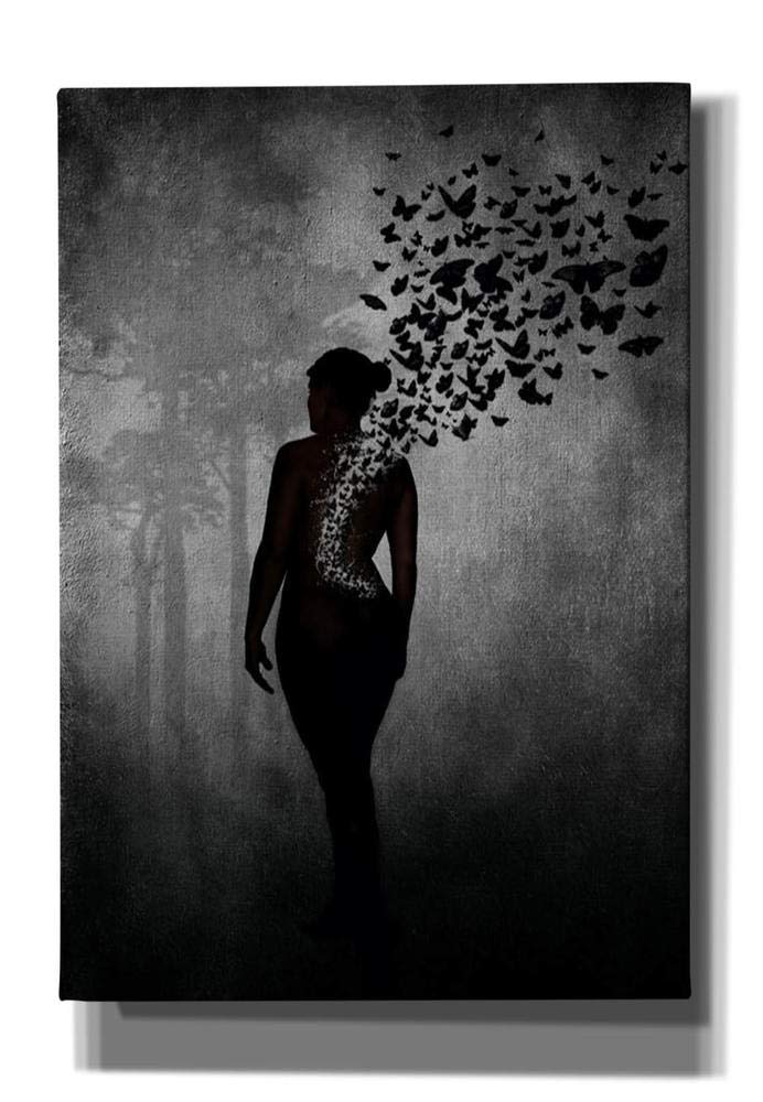 Cortesi Home 'The Butterfly Transformation' By Nicklas Gustafsson, Canvas Wall Art, 18''X26''