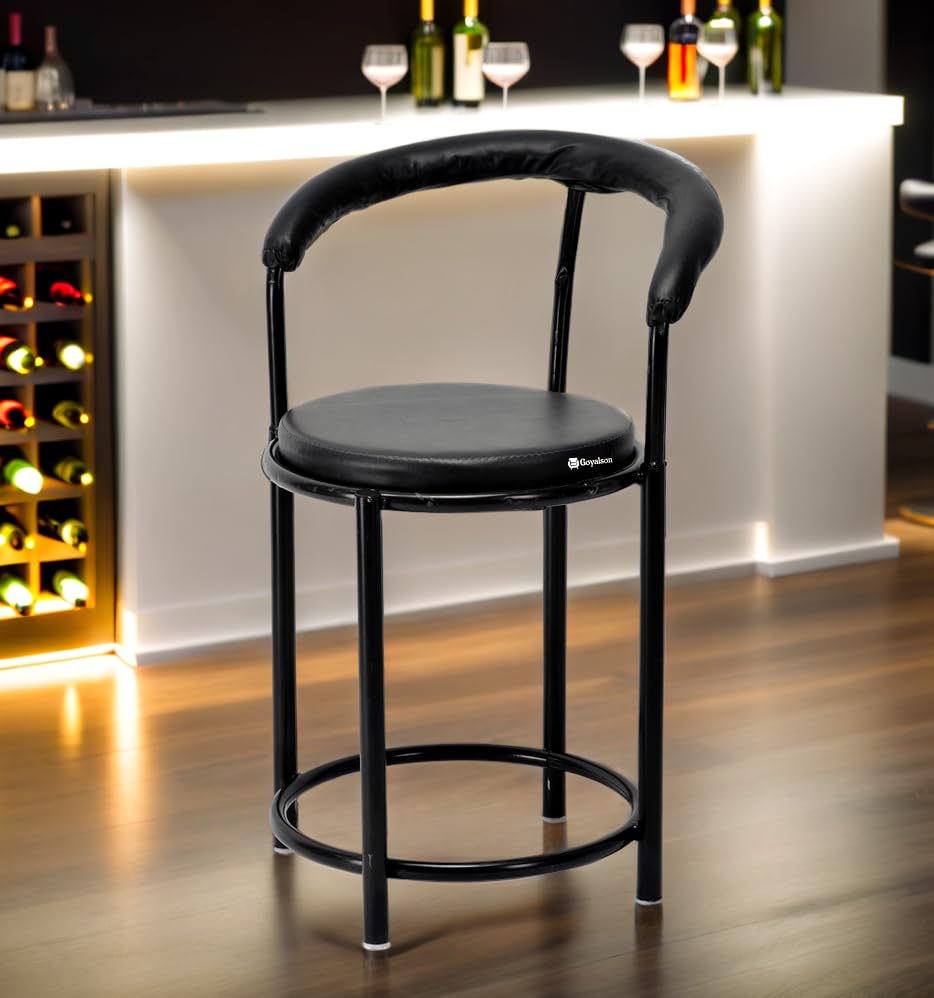 Kithania Iron Chair Durable Ergonomic Executive Office Visitor Study Home Computer Student Stool Work From Home Study Or Lawn Ga