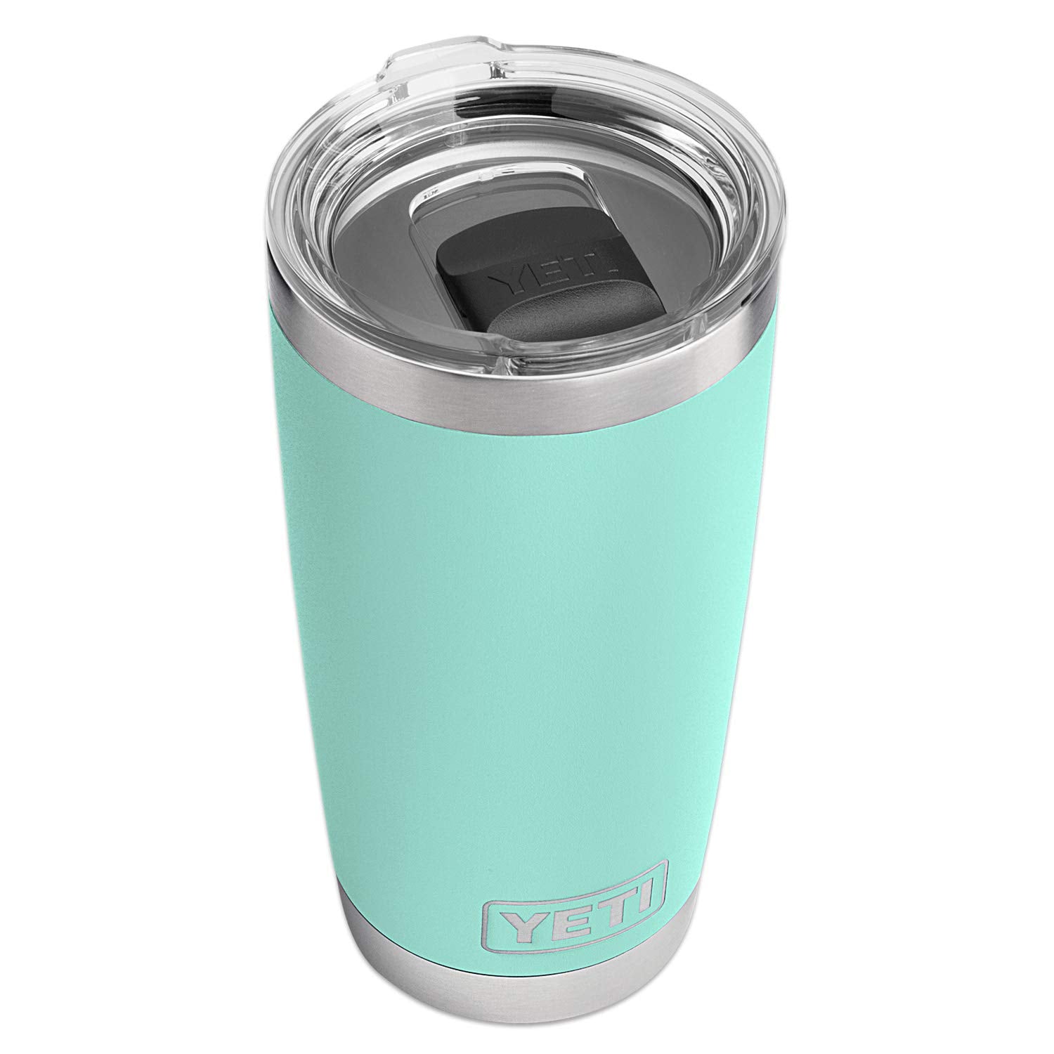 Yeti Rambler 20 Oz Tumbler, Stainless Steel, Vacuum Insulated With Magslider Lid, Seafoam