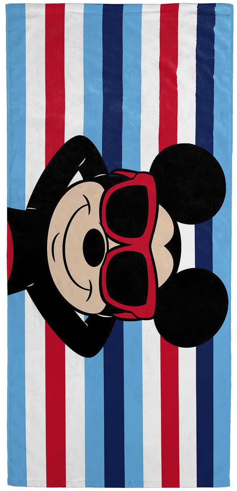 Jay Franco Disney Mickey Mouse Summer Starts Here Bath/Pool/Beach Towel - Super Soft & Absorbent Fade Resistant Cotton Towel, Me