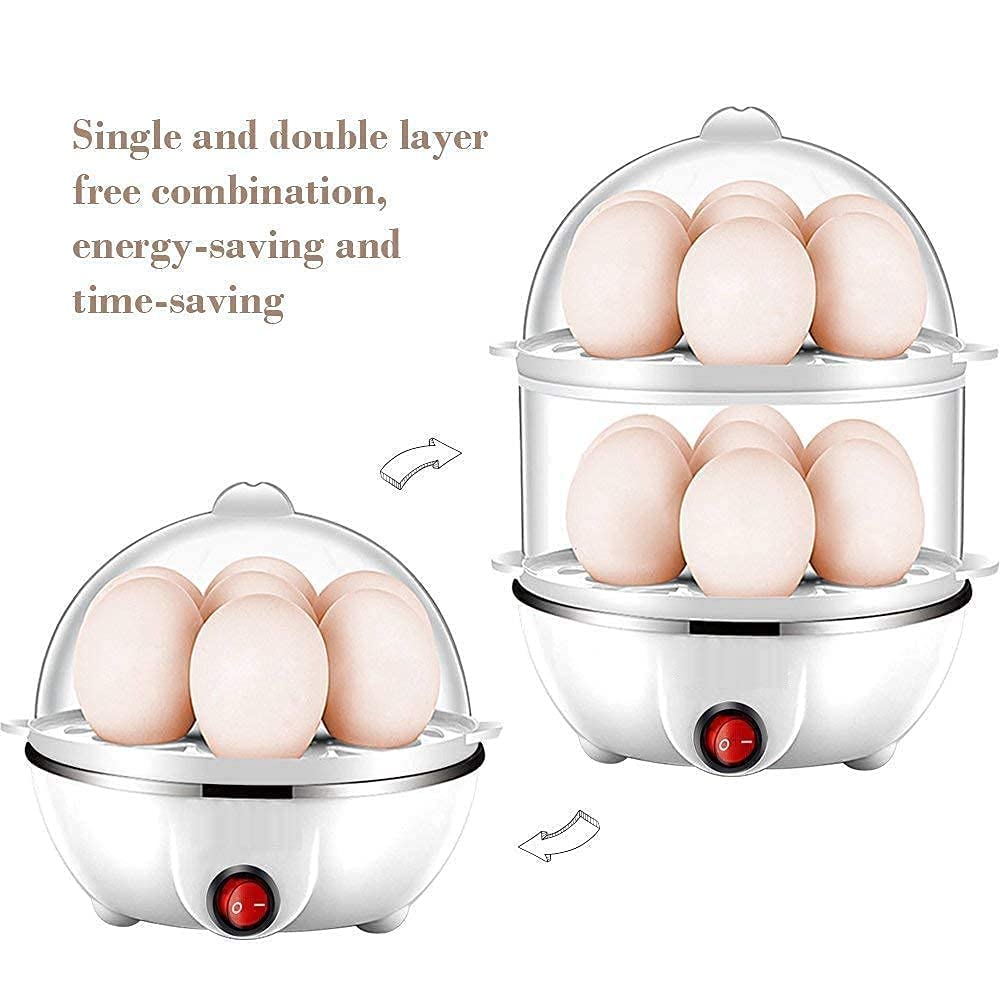 Arckord Multifunction Electric Egg Boiler Cooker And Steamer Automatic Off Egg Boiler Cooker Machine Ideal For Kitchen (Multicol