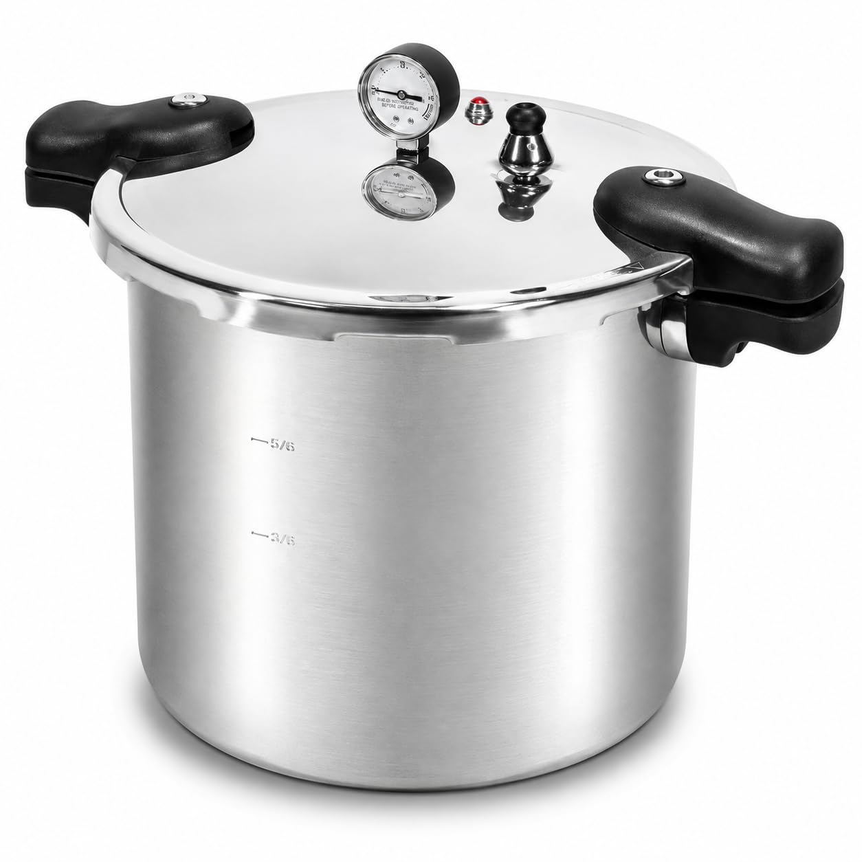 Barton 22 QT Pressure Canner & Cooker, Induction Compatible Stovetop Canning Pot with Pressure Gauge and Rack, Large Capacity St