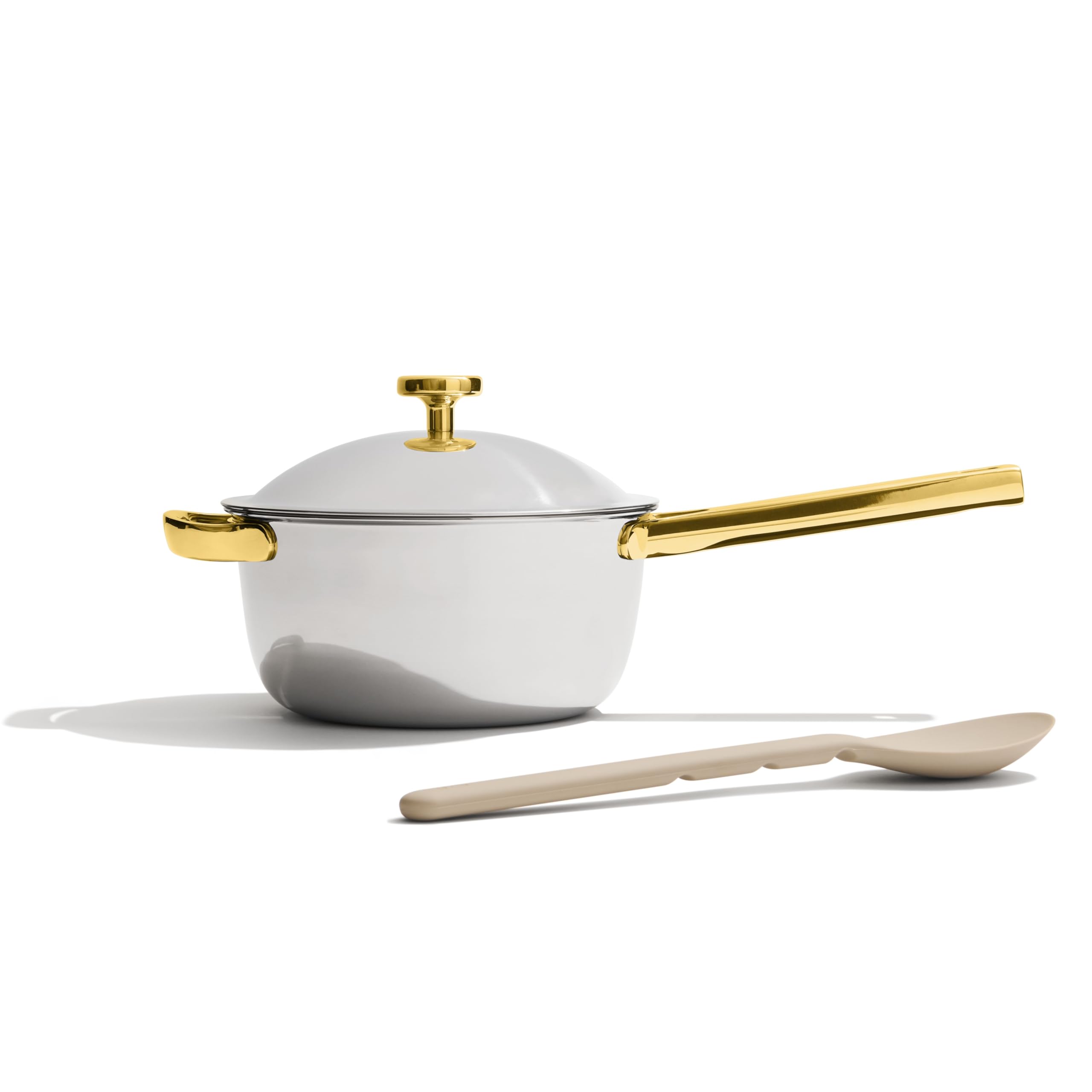 Our Place Titanium Mini Perfect Pot Pro  2.75 Qt NoCoating Nonstick Pot | TriPly Titanium & Stainless Steel | OvenSafe Up To