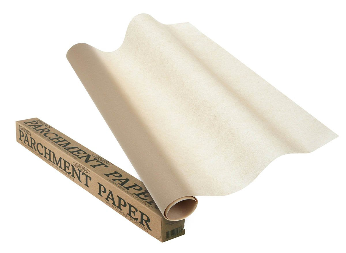 Regency Wraps Parchment Paper Roll For Non-Stick Cooking And Baking, Greaseproof, Natural, 20Ft (Pack Of 1)