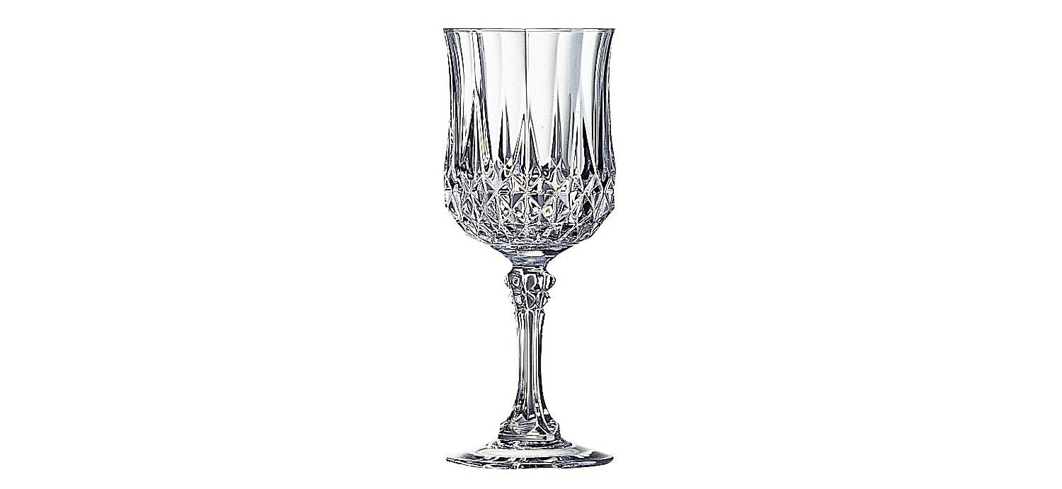 Cristal DArques Longchamp 8-1/4-Ounce Goblet, Set of 4