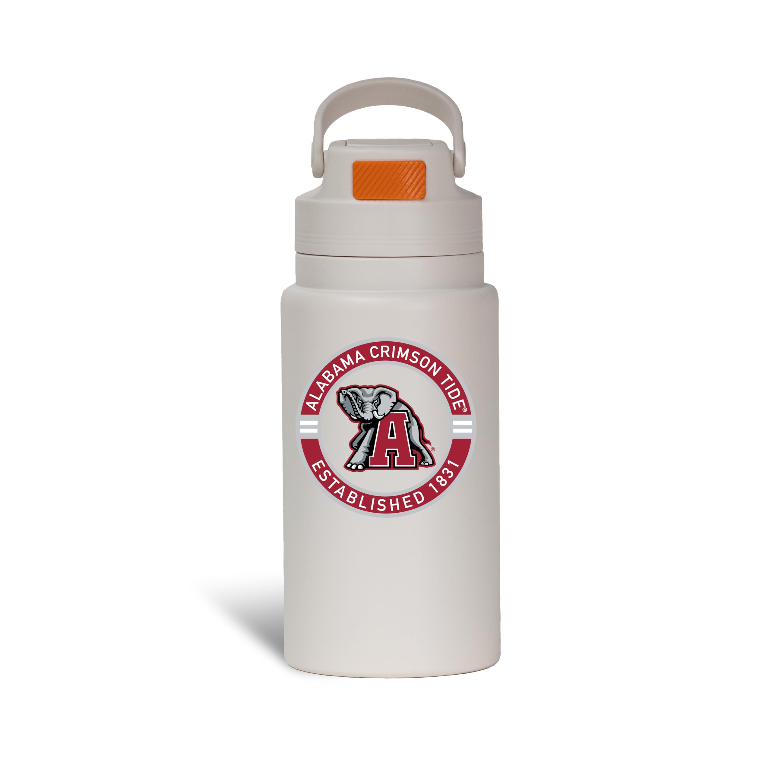 The Memory Company Officially Licensed 26oz Water Bottle with Flip Up Lid, University of Alabama