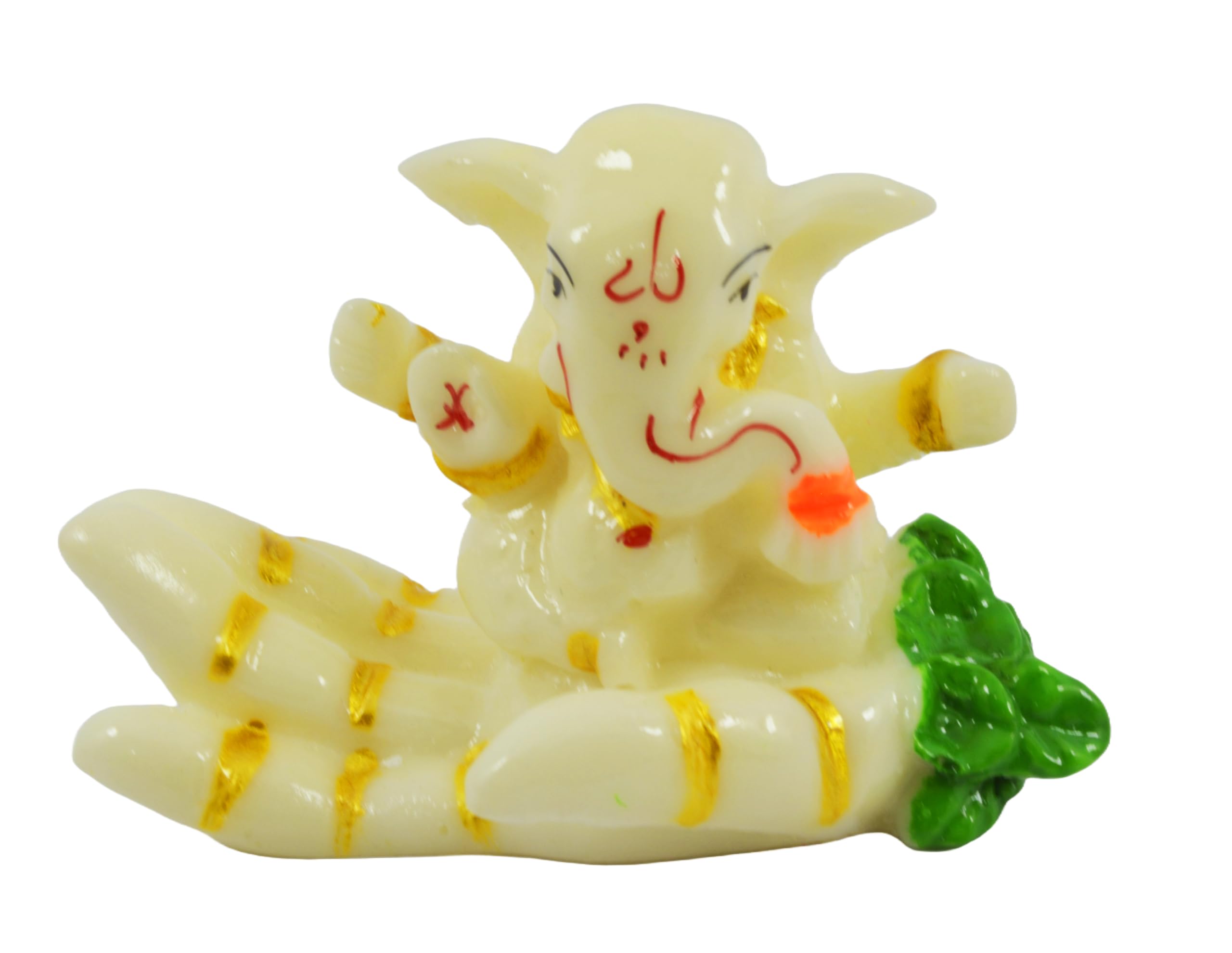 Crafts For You Hand Ganesha/Ganesh/Ganpati Bappa Beautiful Bal Gopal Idol For Home, Gifting, Car Dashboard