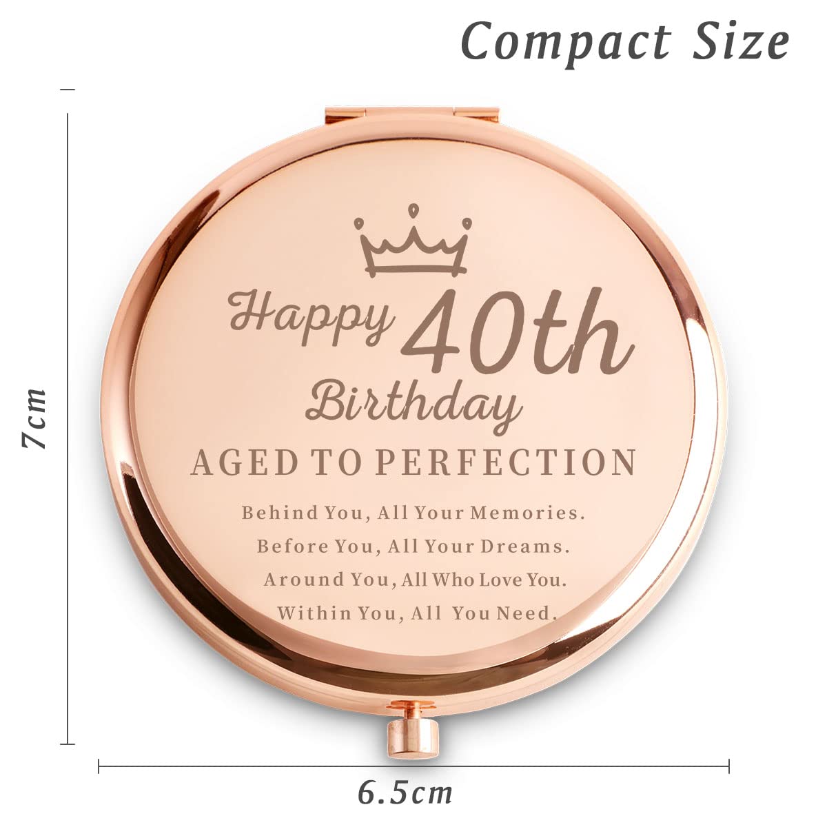 40th Happy Birthday Gifts for Women, Best Female Presents for 40 Year Old Her Ladies Daughter Sister Wife Aunt Friends Mom, Pers