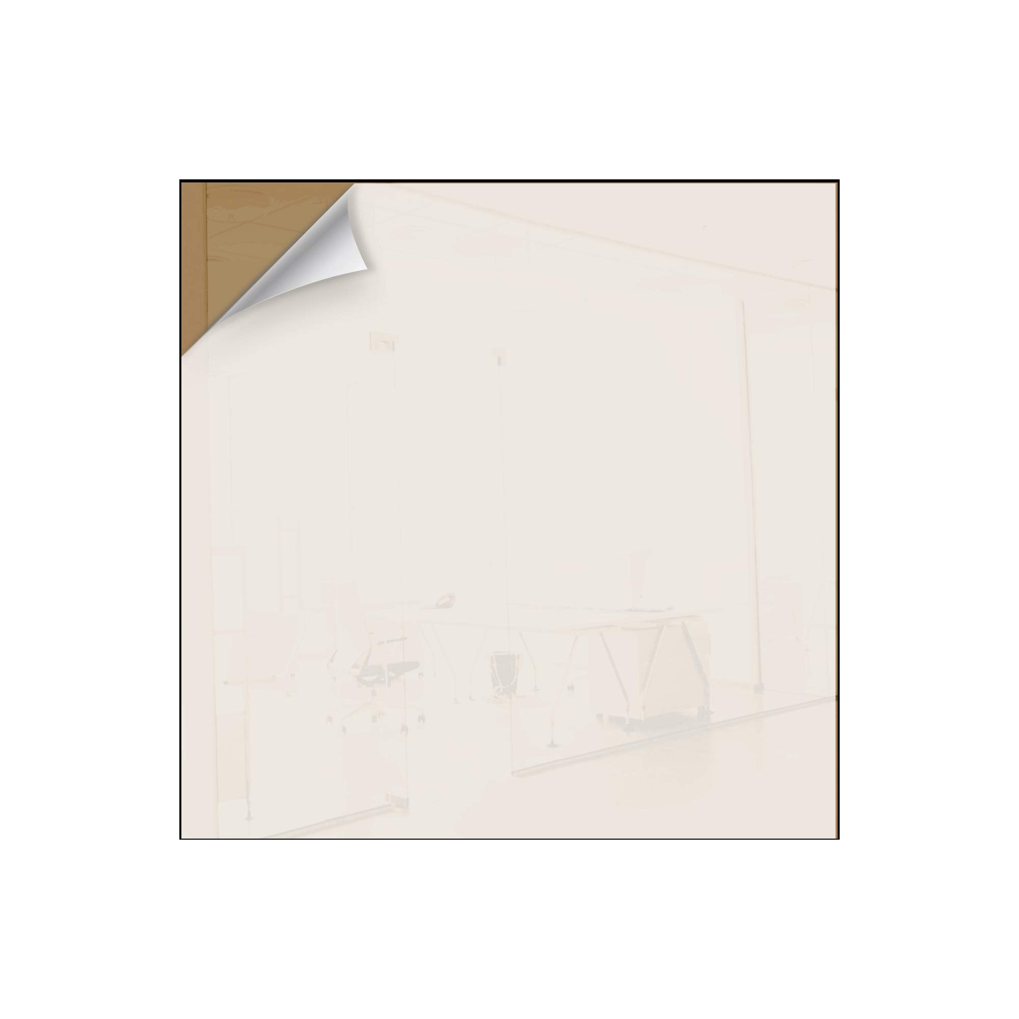 Marketing Holders Acrylic Mirror 12 x 24 Rectangular Bronze Tile Reflective Frameless Sheet Perfect for Home and Party Decor Tab