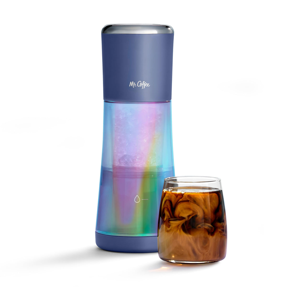 Mr. Coffee Express Cold Brew Coffee Maker, 10-Minute Cold Brew Coffee Machine, Indigo