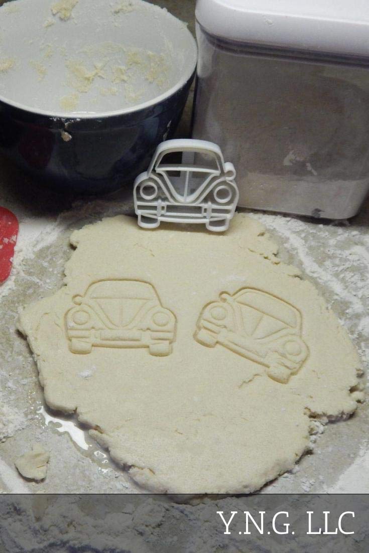 Beetle Bug Car Front View Hippies Lovebug Vehicle Love Travel Cookie Cutter Made In Usa Pr2160
