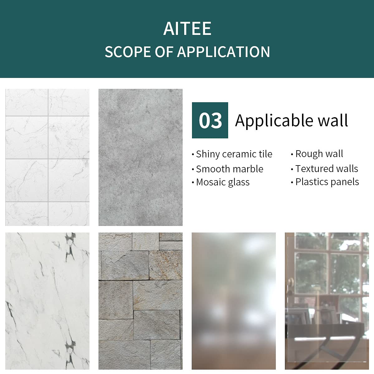 Aitee Acrylic Shower Caddy Organizer For Bathroom, Clear Shampoo Holder Organizer Shelf Wall Mounted, No Drilling And Rustproof,