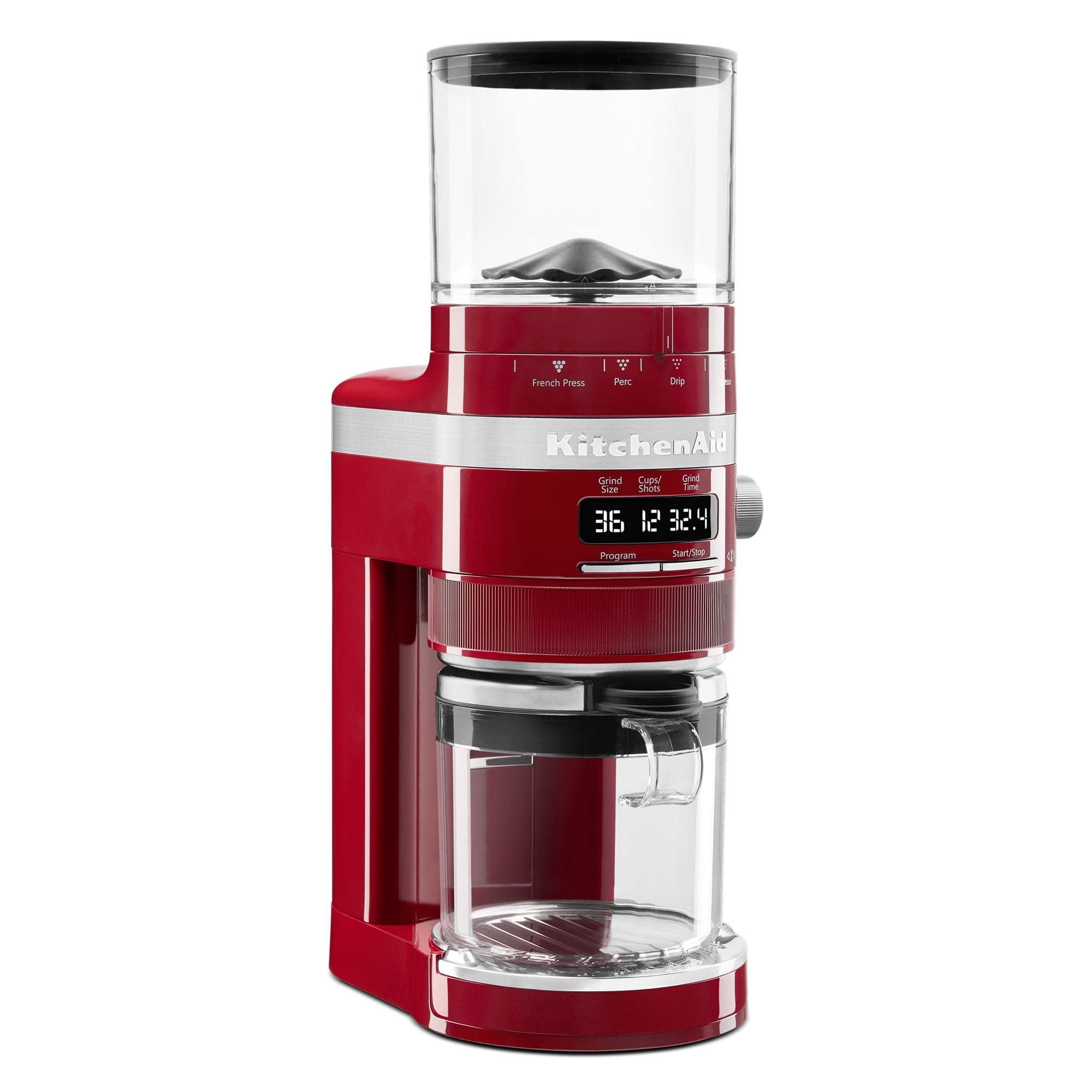 Kitchenaid Burr Coffee Grinder - Kcg8433 - Empire Red, 10 Oz