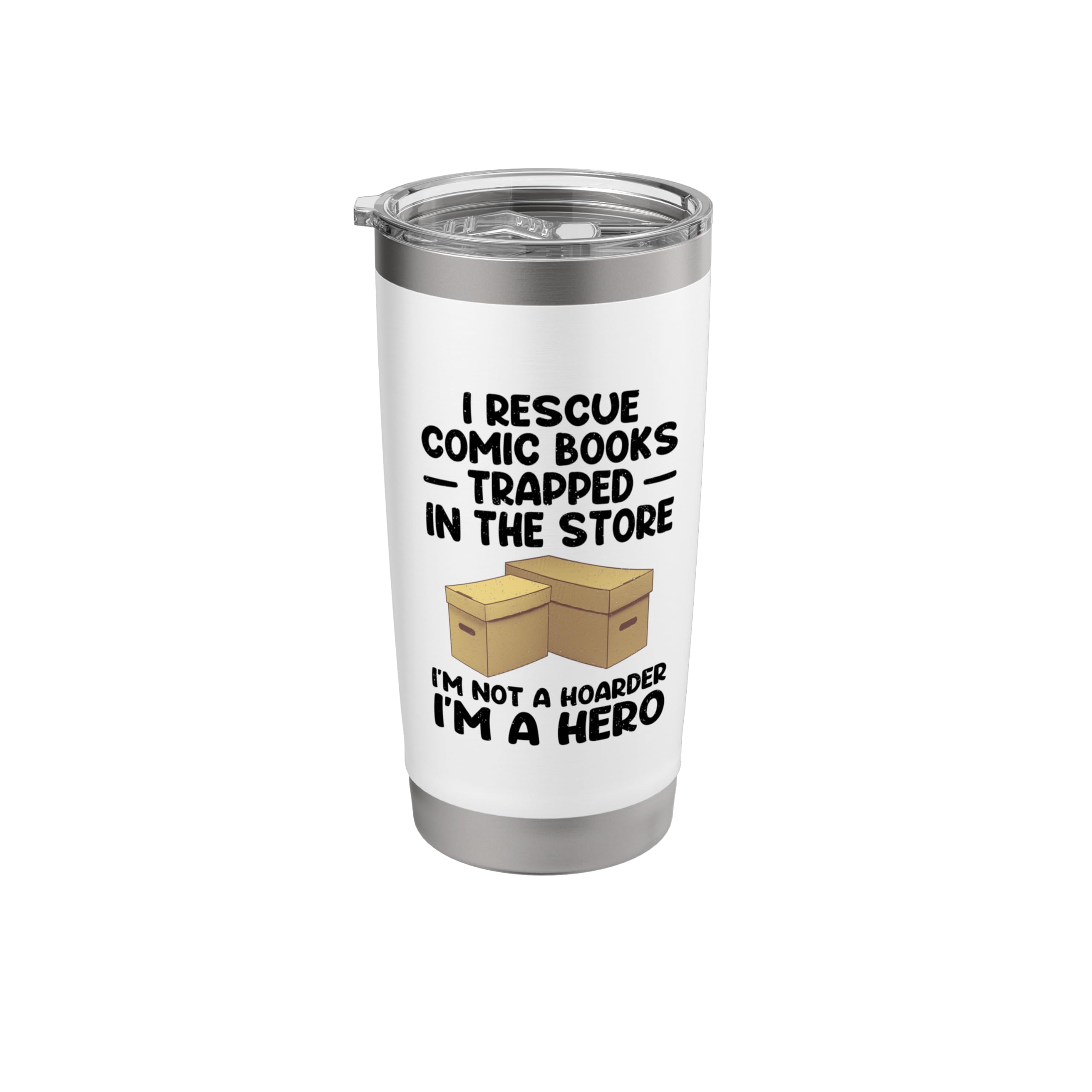 Cool Comic Book Design For Men Women Comic Book Collector Stainless Steel Insulated Tumbler