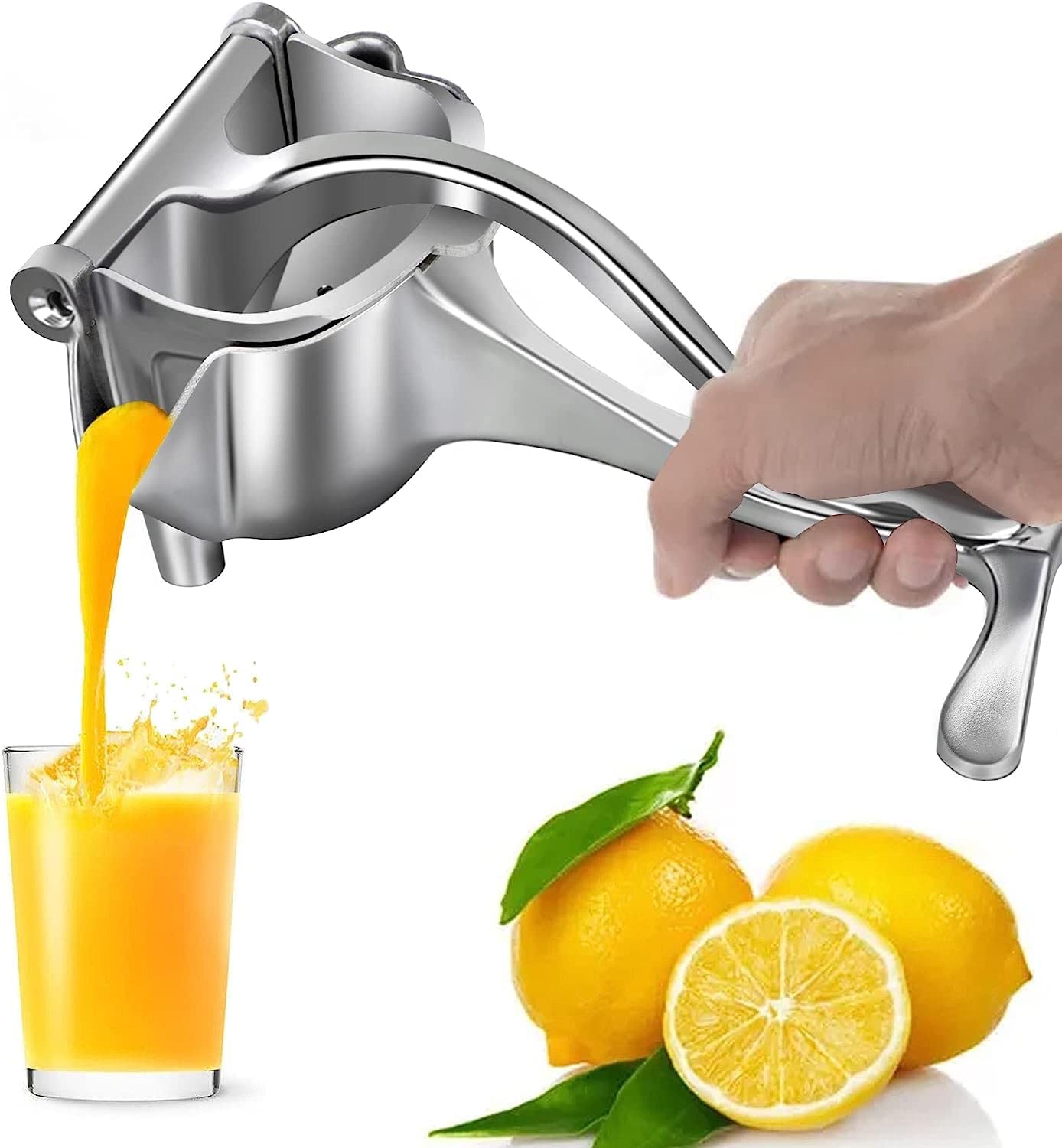 Krupasagar Fruit Juice Squeezer,Aluminnium Juice Press,Hand Juicer Squeezer,Heavy Duty Manual Fruit Juicer,Lemon Squeezer,Handhe