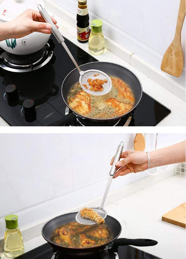Kingsuper Hot Pot Fat Skimmer Spoon Stainless Steel Mesh Food Strainer For Oil Filter Skimming Grease And Foam