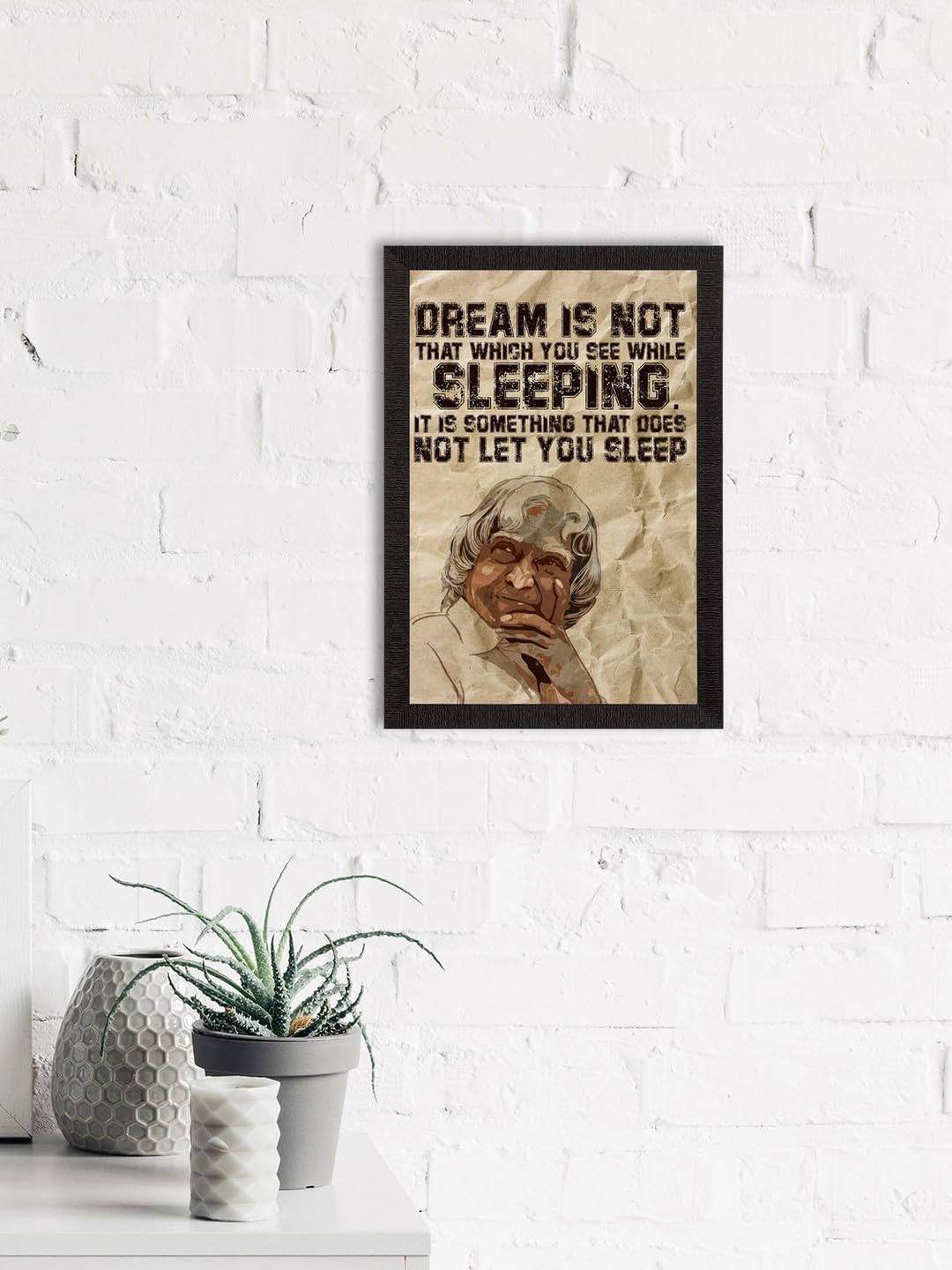 eCraftIndia Dream Is Not That Which You See While Sleeping, It Is Something That Doesnt Let You Sleep A. P. J. Abdul Kalam Moti