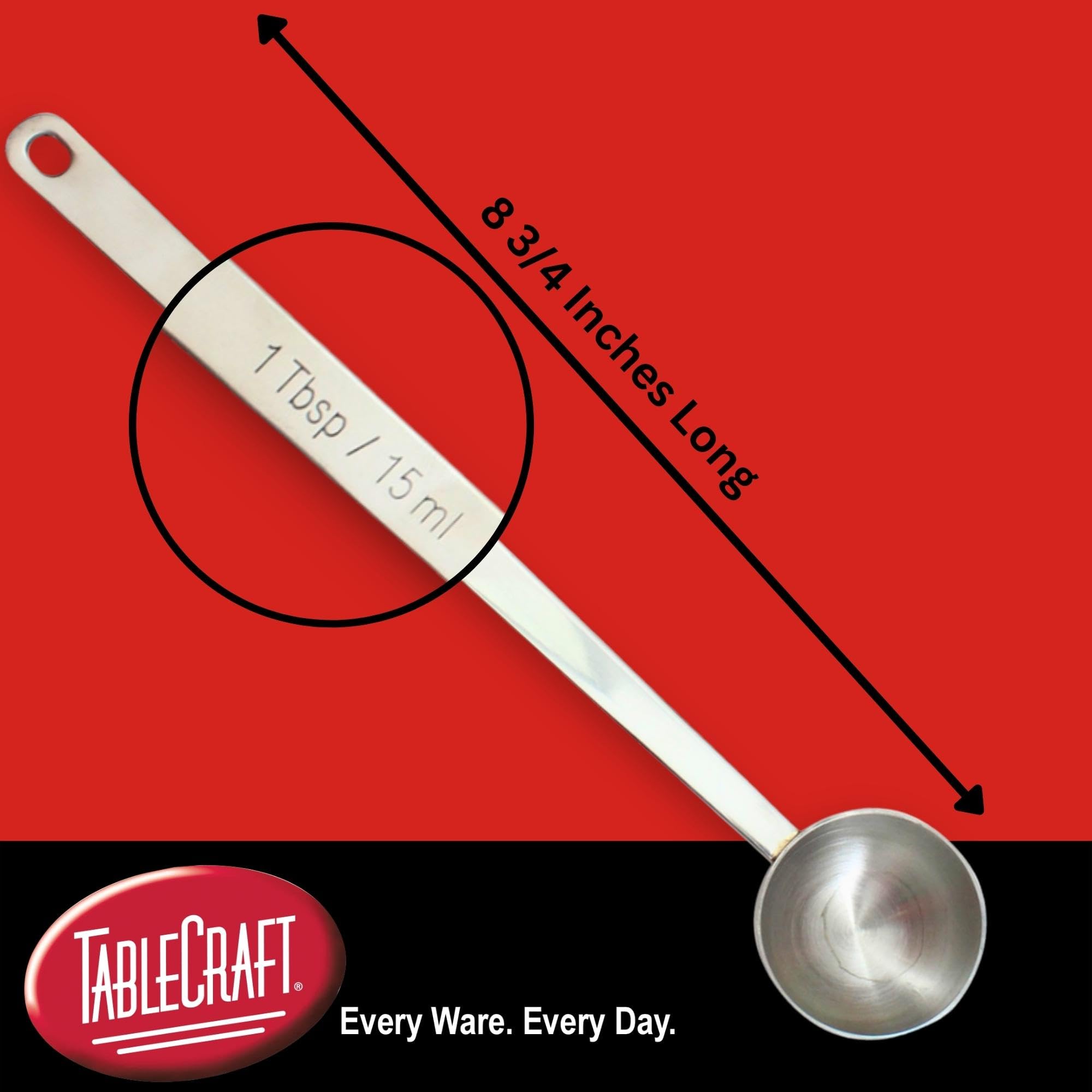 1 Tablespoon Long Handled Scoop, 8.75''