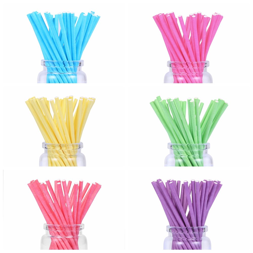 600Ct Lollipop Cake Pop Kit Including 200 Lollipop Sticks, 200 Lollipop Bags And 200 Twist Ties, Candy Wrappers Accessories Set