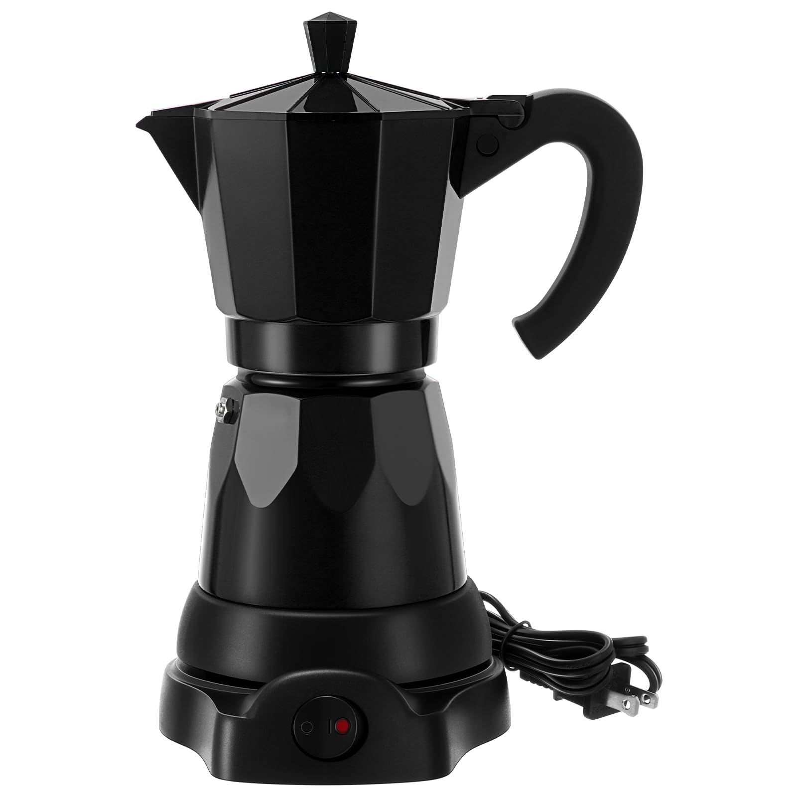 Lemosae Coffee Pot 6 Cup Electric Espresso Coffee Maker Italian Moka Maker 300Ml Portable Aluminum Espresso Maker Espresso Moka