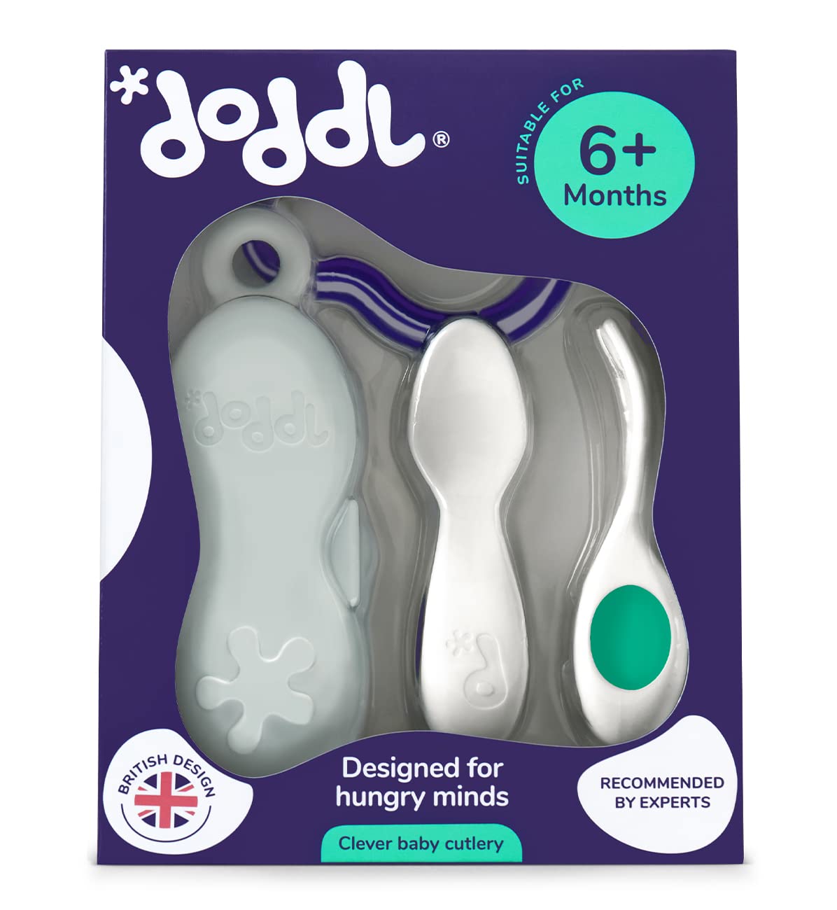 doddl Baby Spoon and Fork Set with Travel case