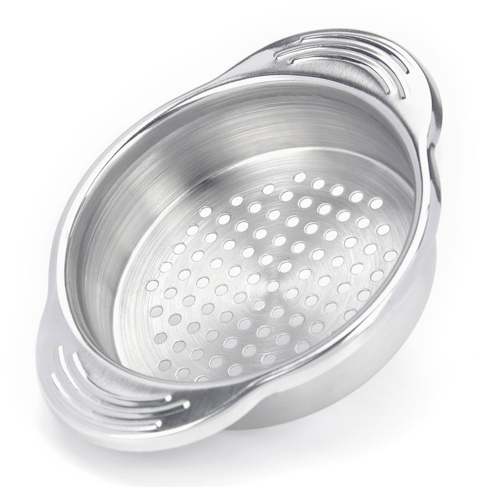 WishDirect Tuna Strainer Press, Tuna Can Strainer Food-Grade Stainless Steel Canning Colander for Regular-Size and Wide-Necked T