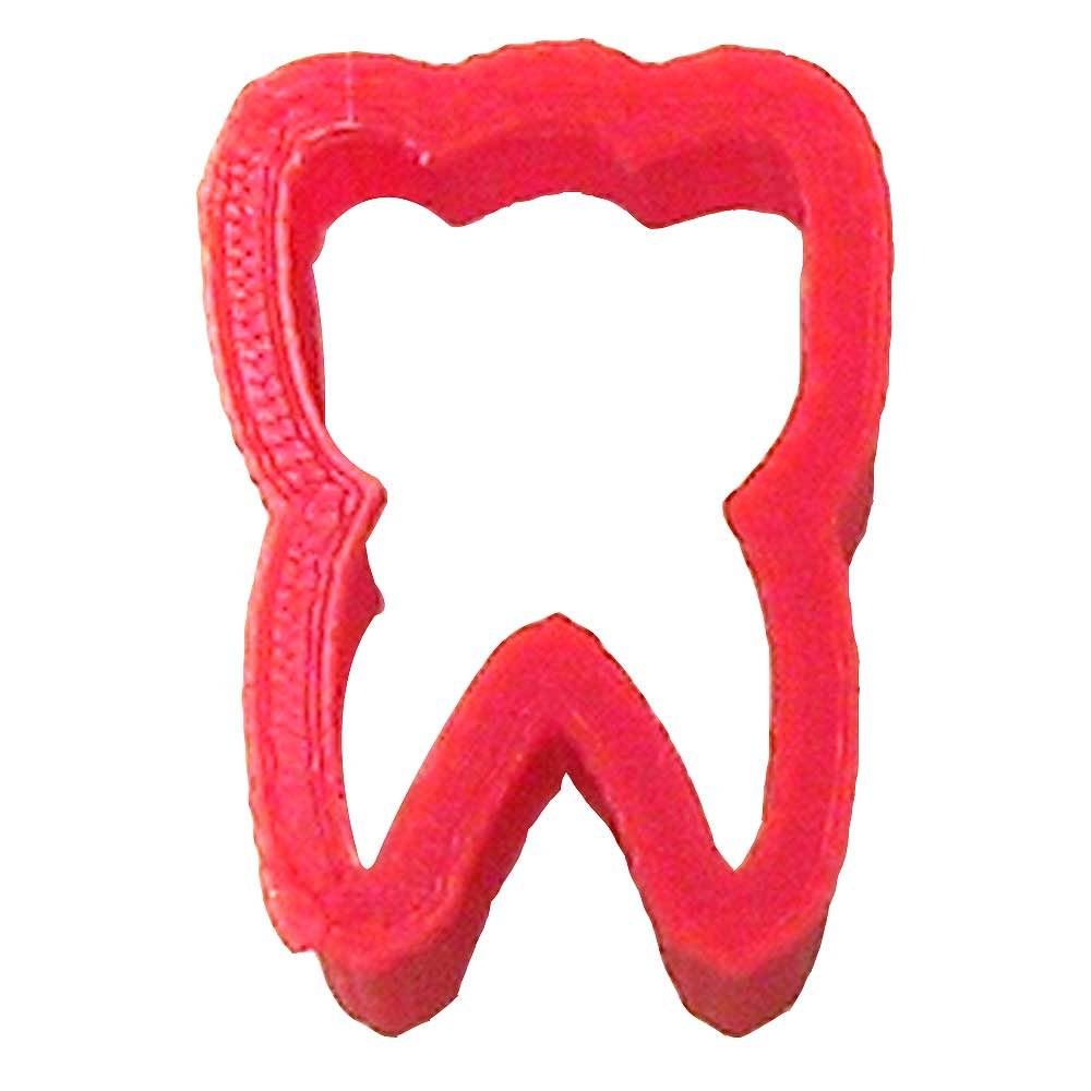 Cookiecuttercom Brand Miniature Tooth Cookie Cutter 1.25 Inch - 3D Printed Plastic - Usa Made