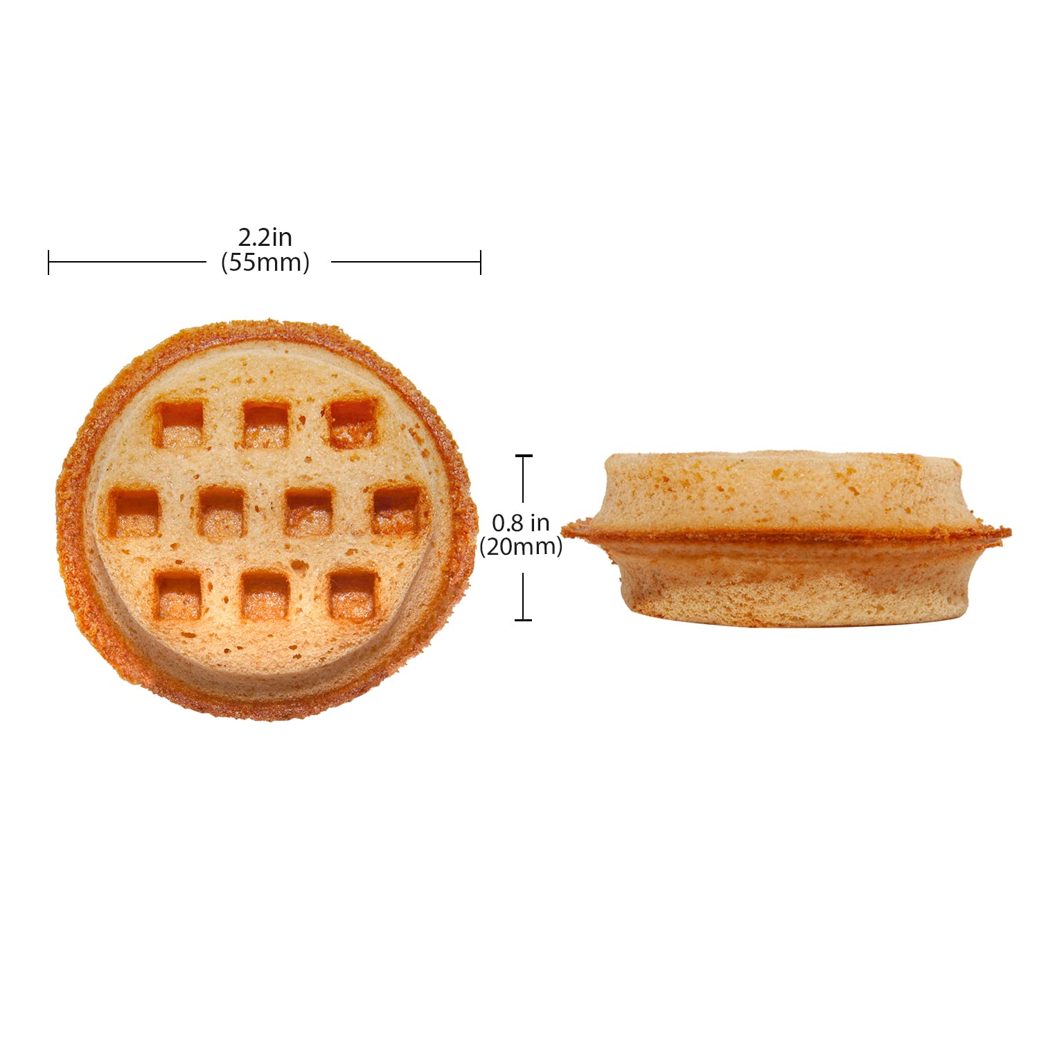 Aldkitchen Mini Dutch Pancake Maker | Poffertjes Making Machine | Stainless Steel (16 Pcs)