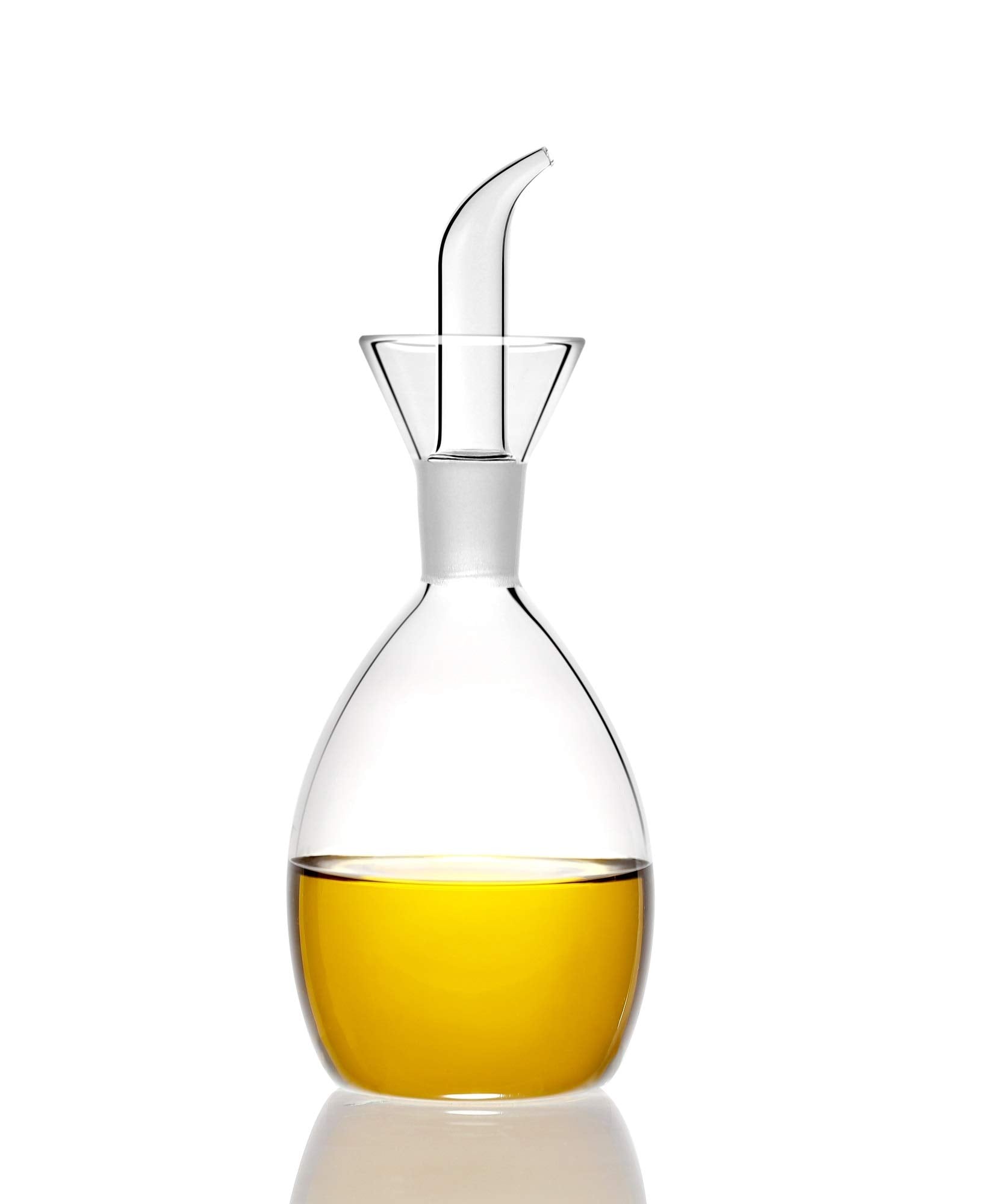 Haizeen 9 Oz / 250 Ml Glass All-Purpose Cruet, Glass Oil Decanter And Cruet For Kitchen And Bbq