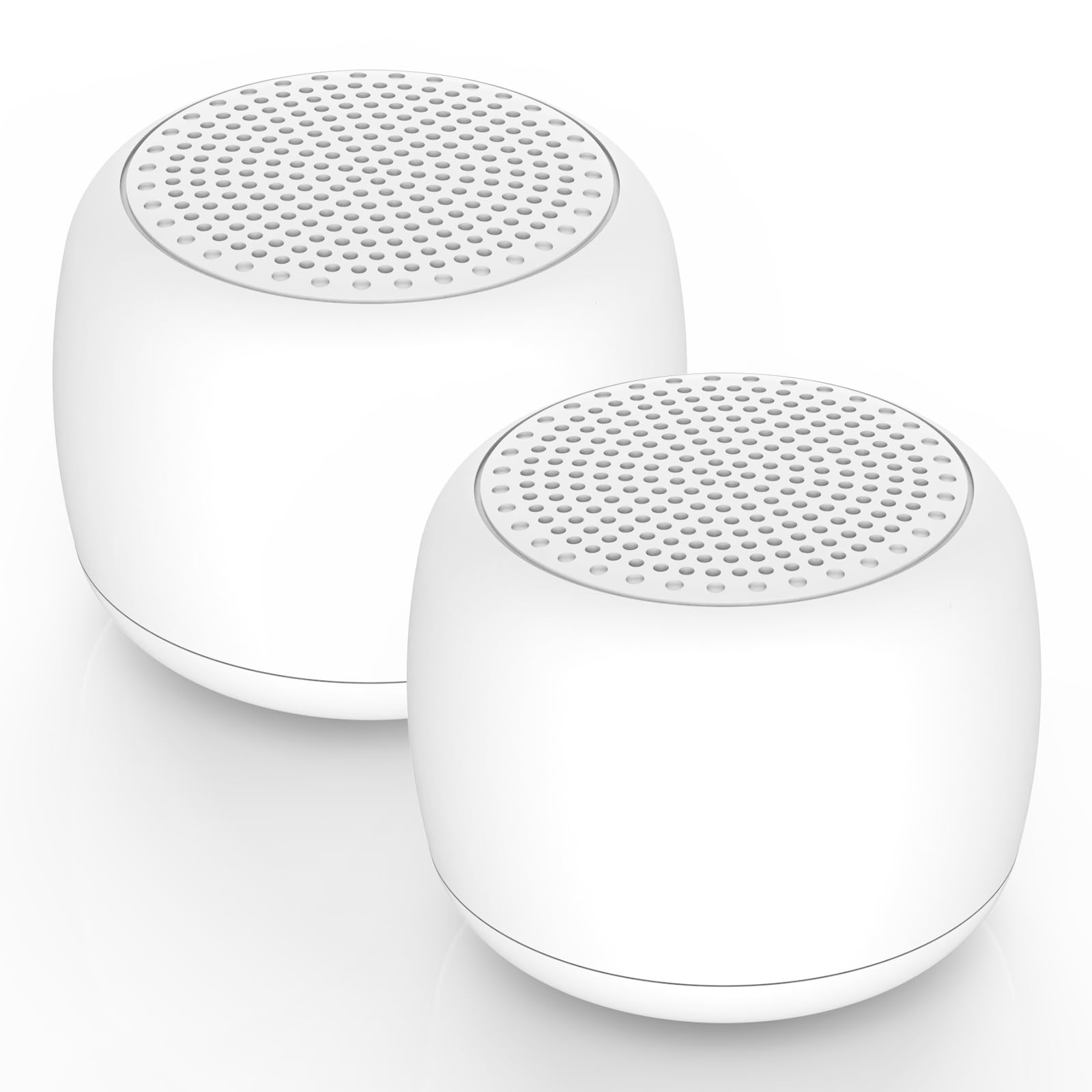 White Noise Machine Babelio Mini Sound Machine for Adults Kids Baby  15 Non-looping Sounds  Timer  Easy to Pocket and Travel - White (Pack of 2)